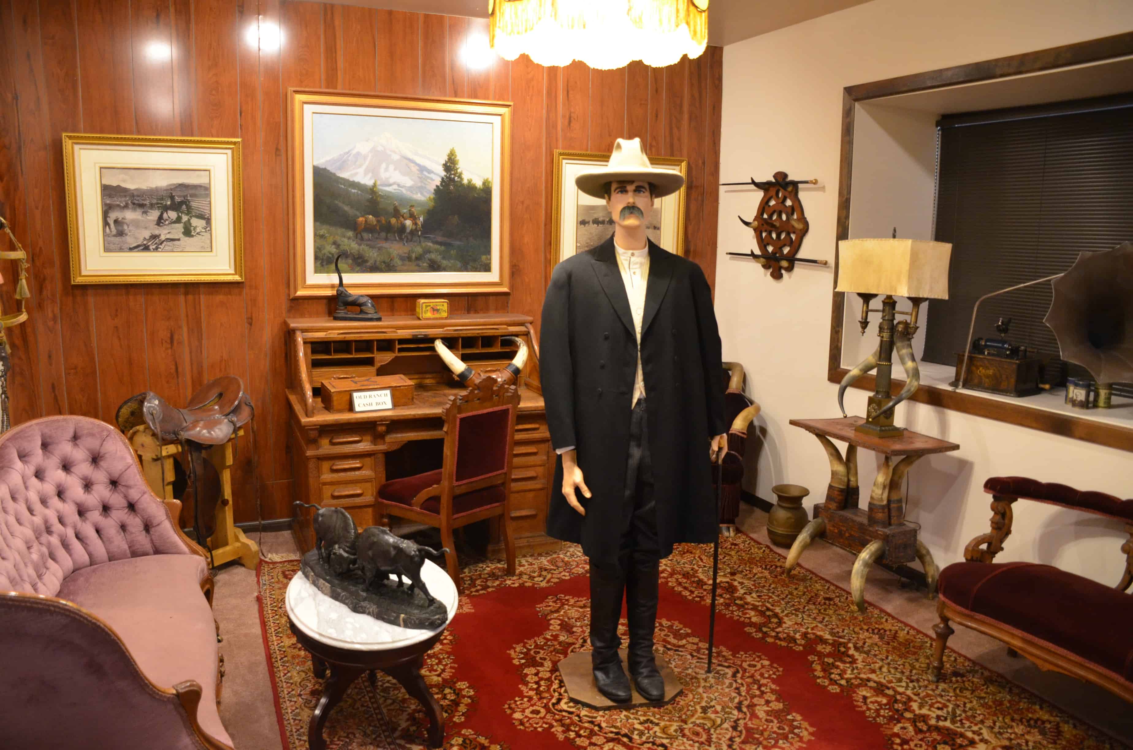 Cattle baron's room at the Nelson Museum of the West in Cheyenne, Wyoming