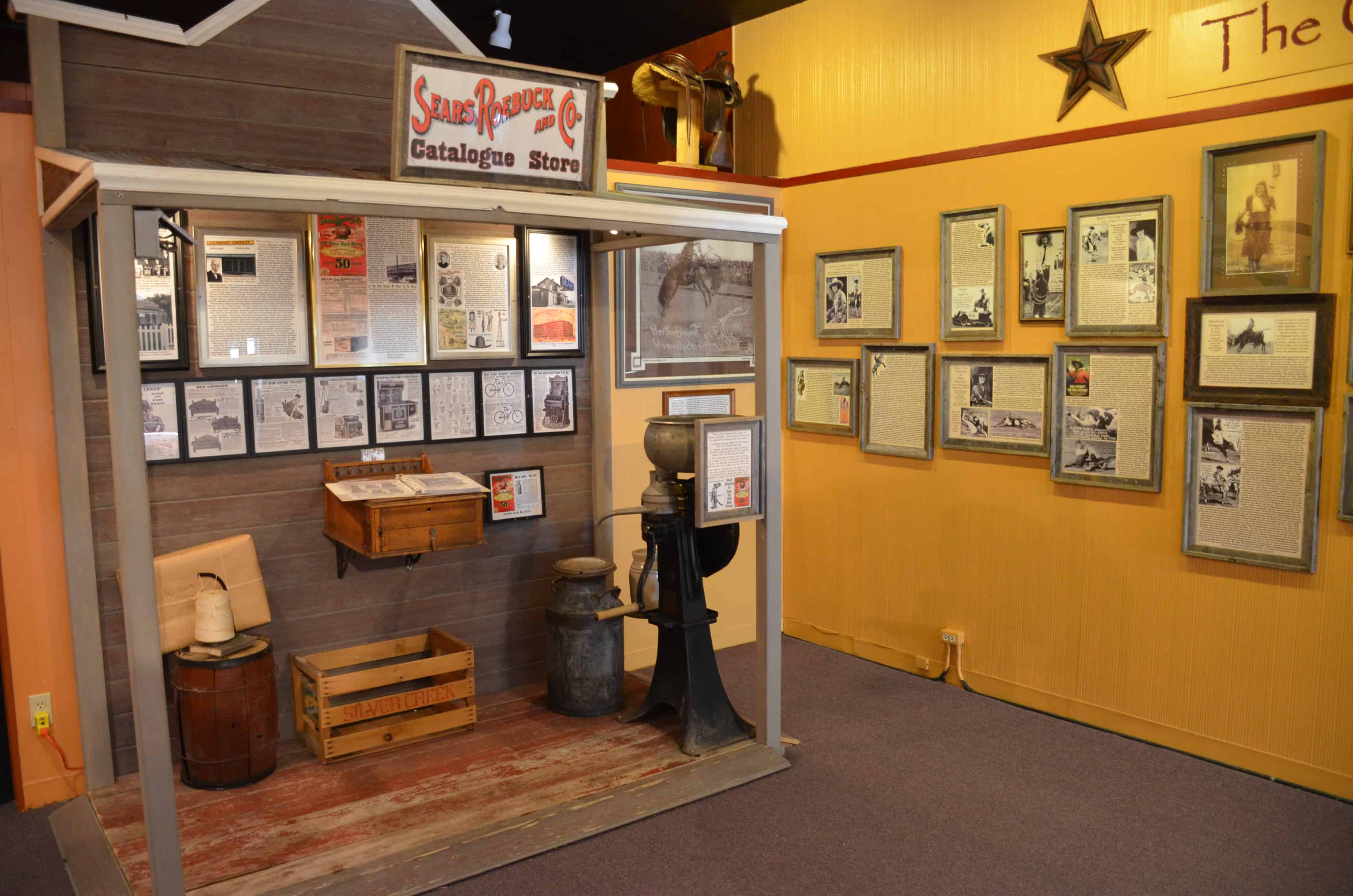 Sears catalogue display at the Cowgirls of the West Museum in Cheyenne, Wyoming