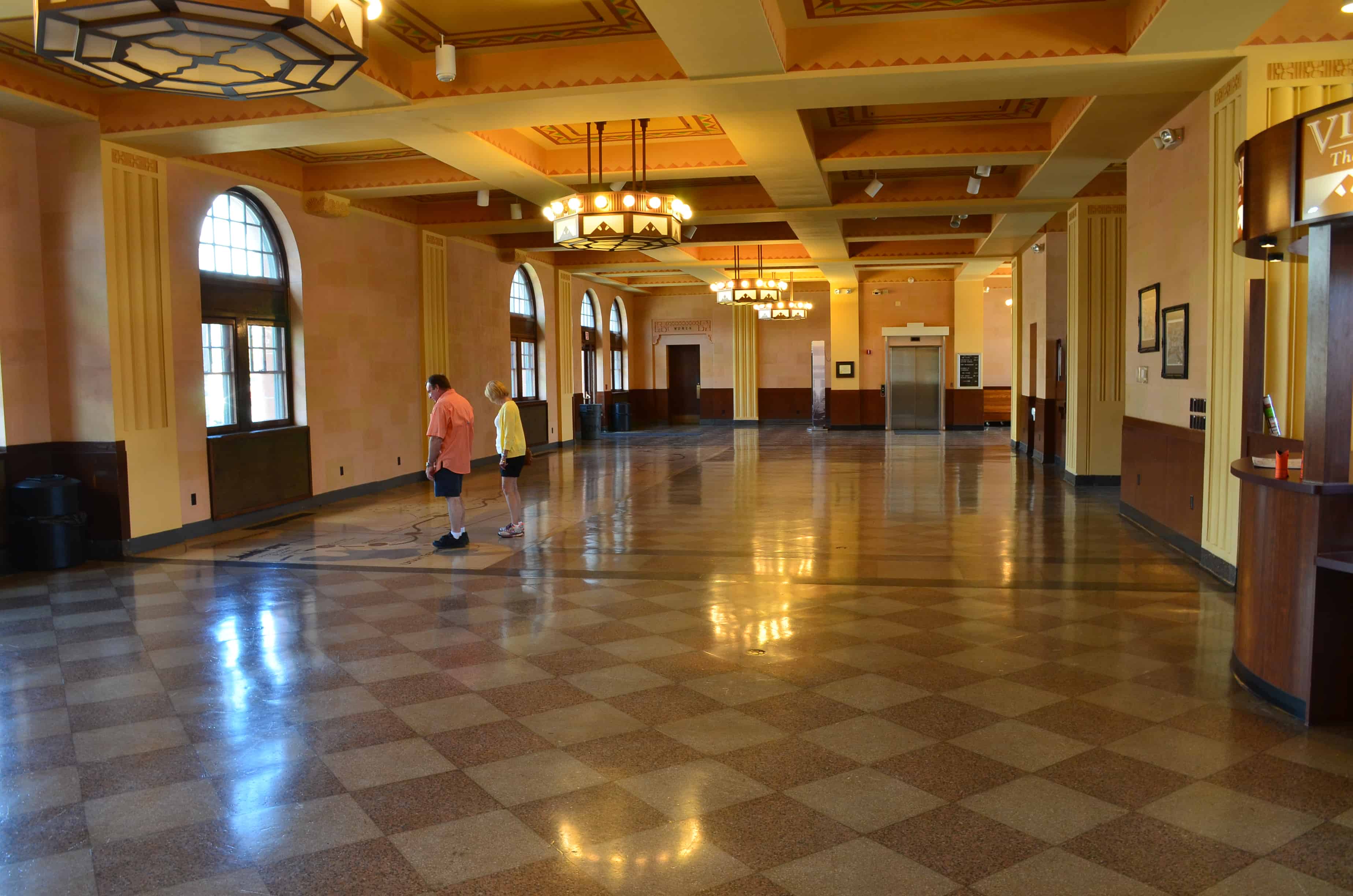 Lobby at the Cheyenne Depot in Wyoming