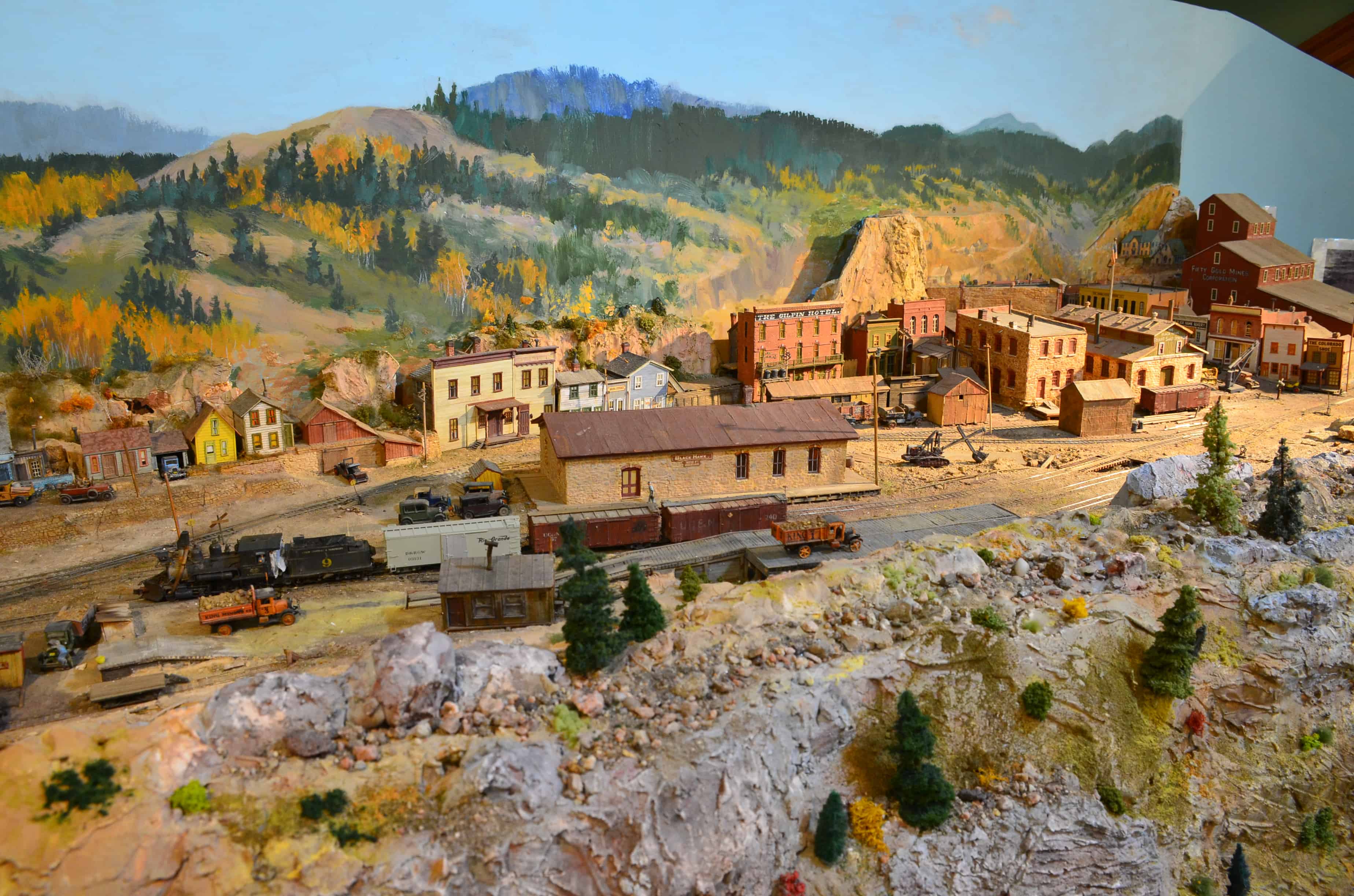 Model railroad at the Cheyenne Depot Museum in Wyoming