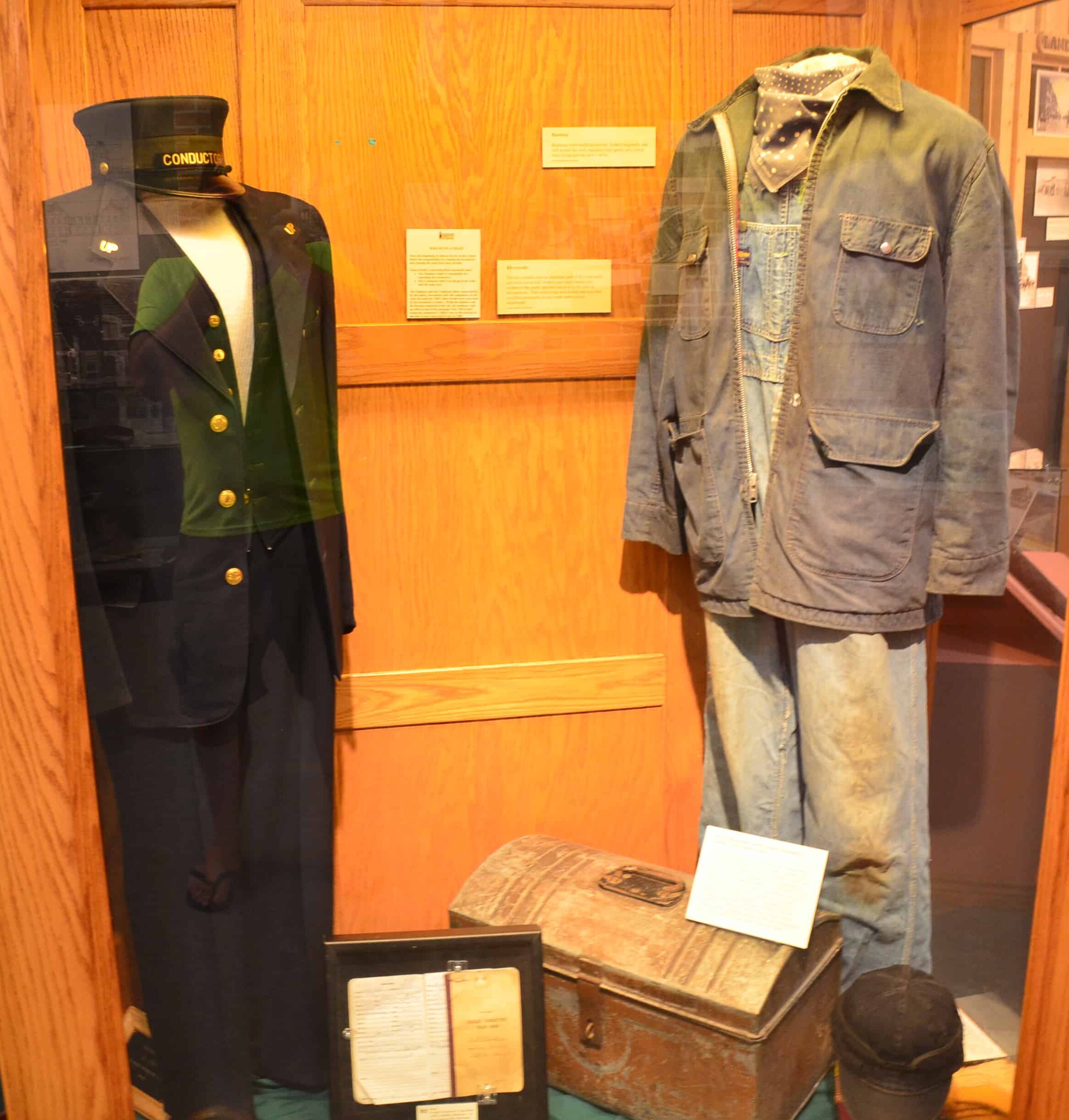 Uniforms at the Cheyenne Depot Museum in Wyoming