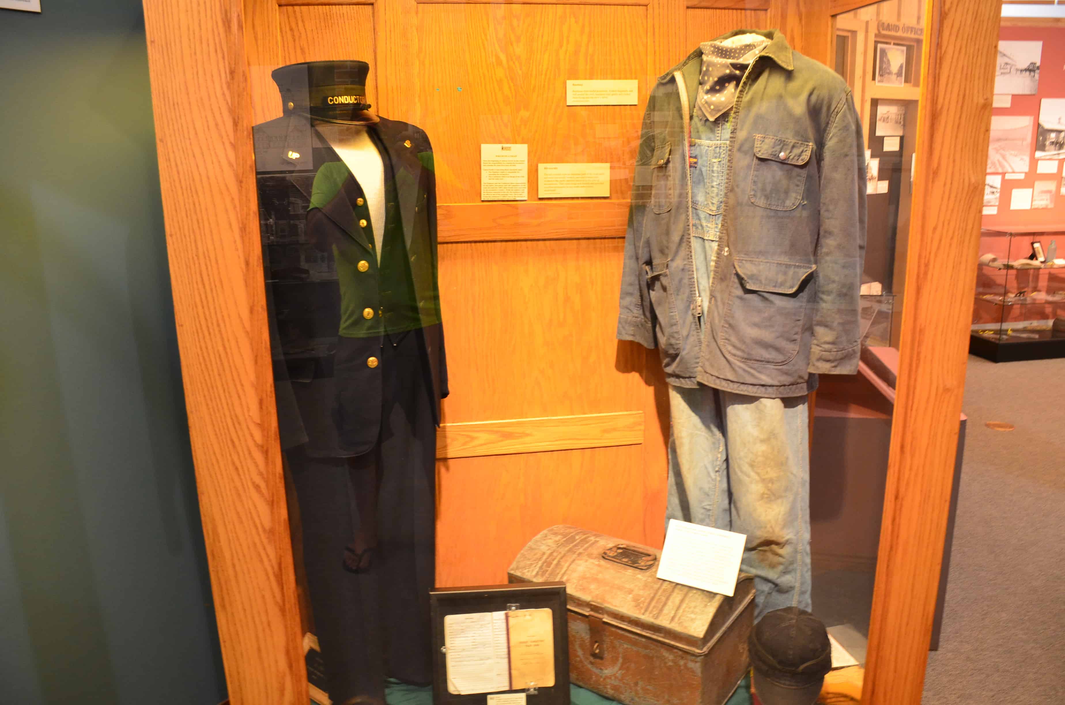 Uniforms at the Cheyenne Depot Museum in Wyoming