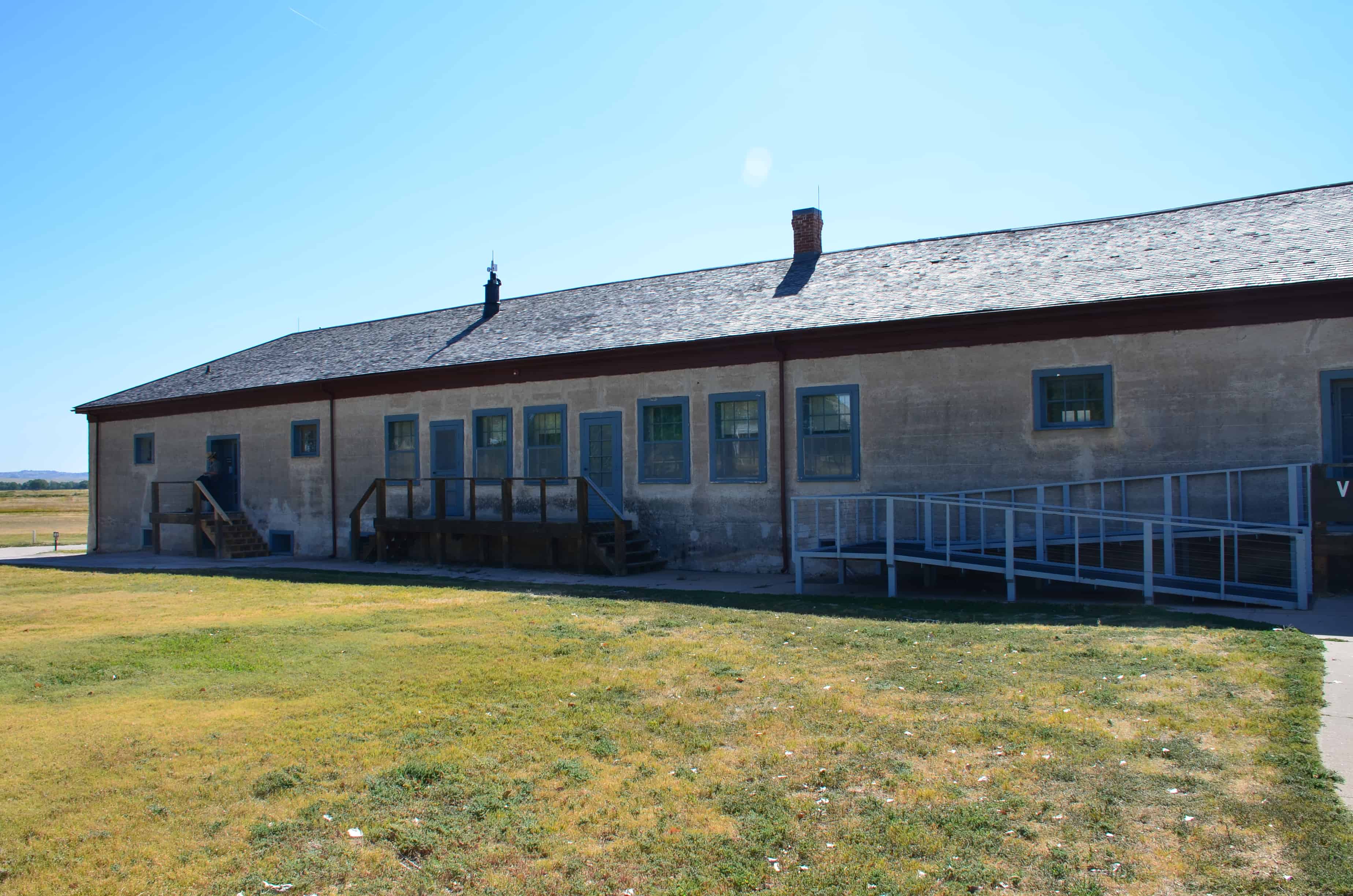 Commissary storage (Visitor Center) at Fort Laramie National Historic Site in Wyoming