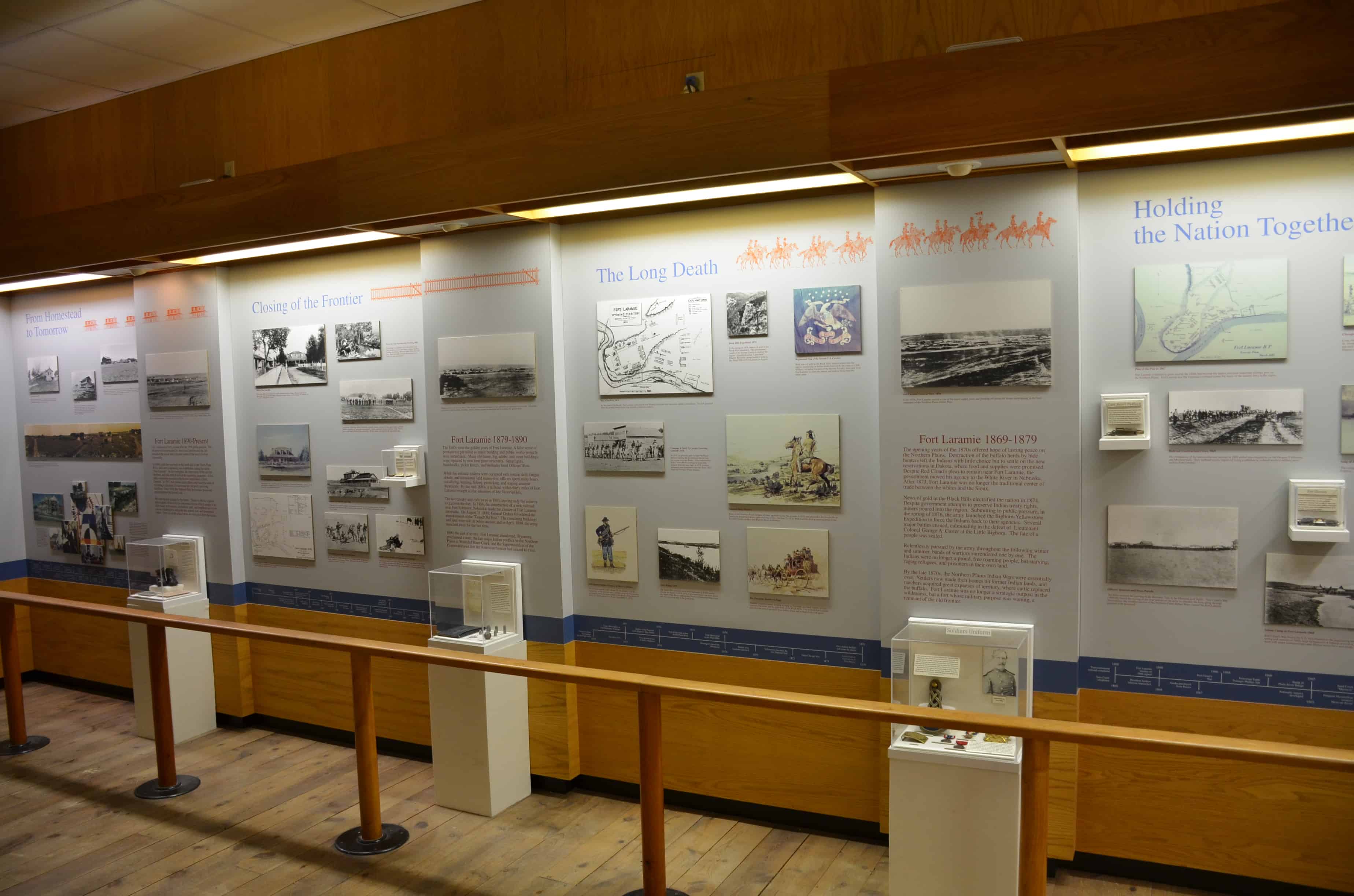 Exhibit in the visitor center