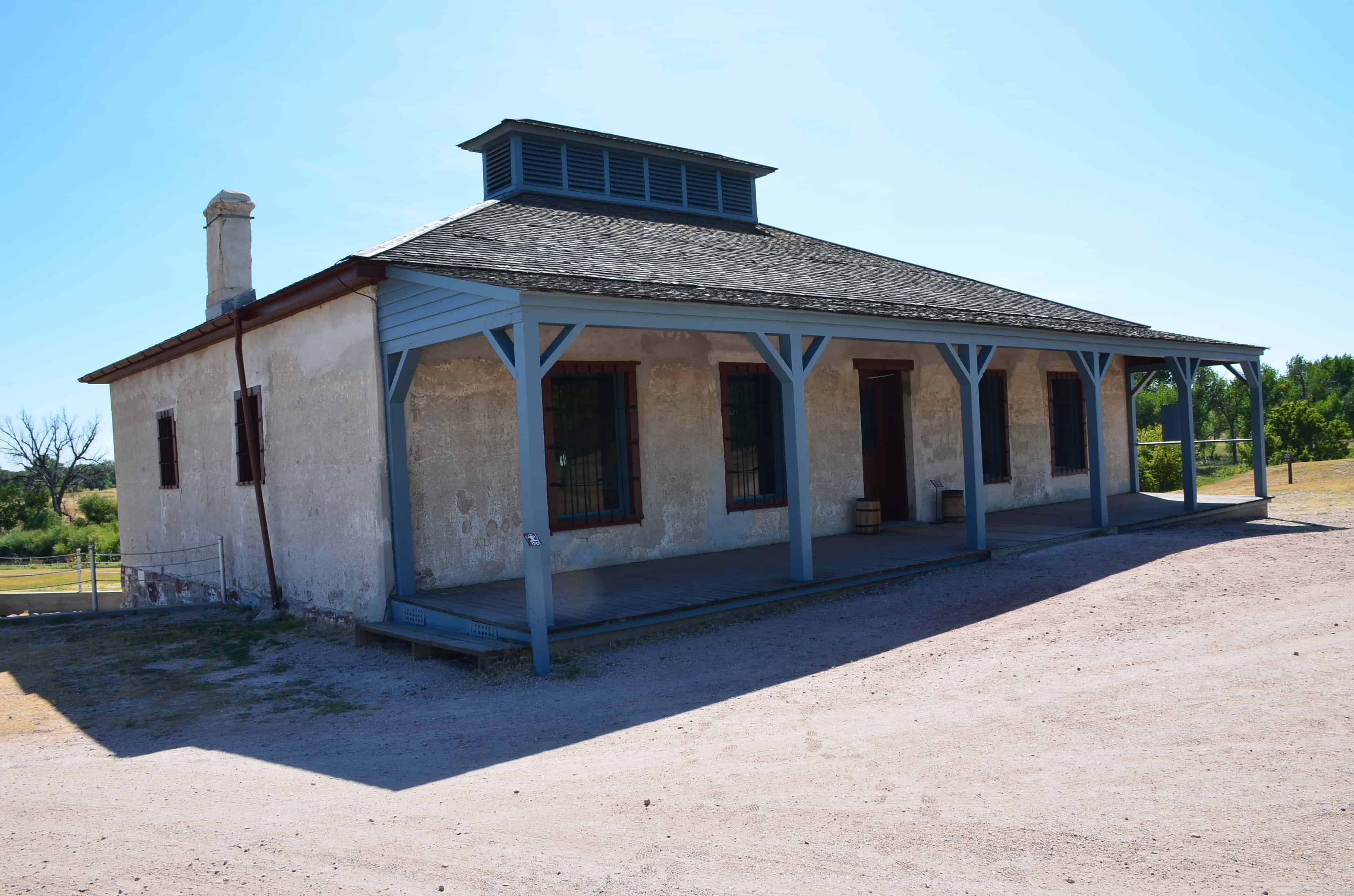 New guardhouse at Fort Laramie National Historic Site in Wyoming