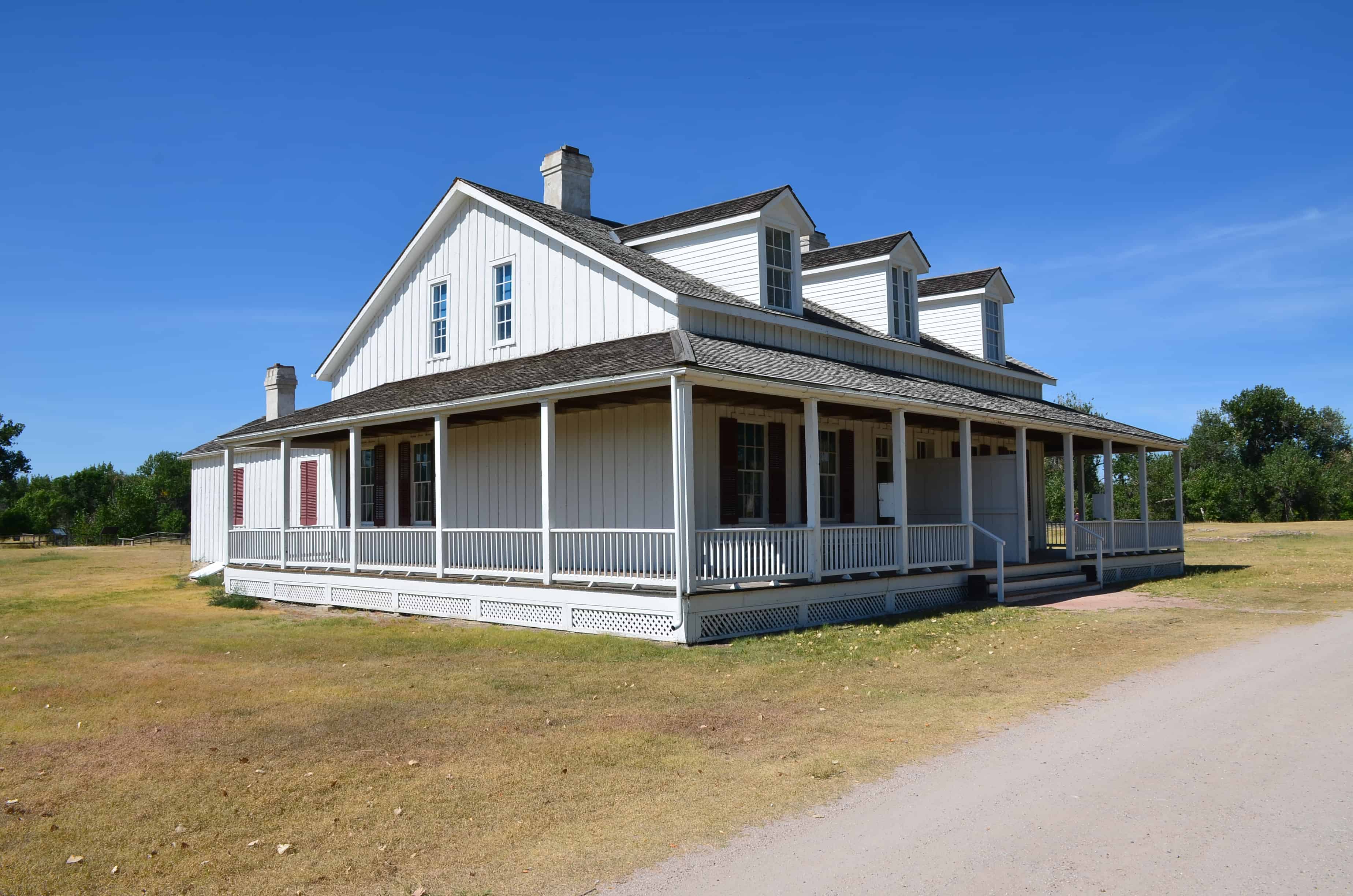 Captain's quarters at Fort Laramie National Historic Site in Wyoming
