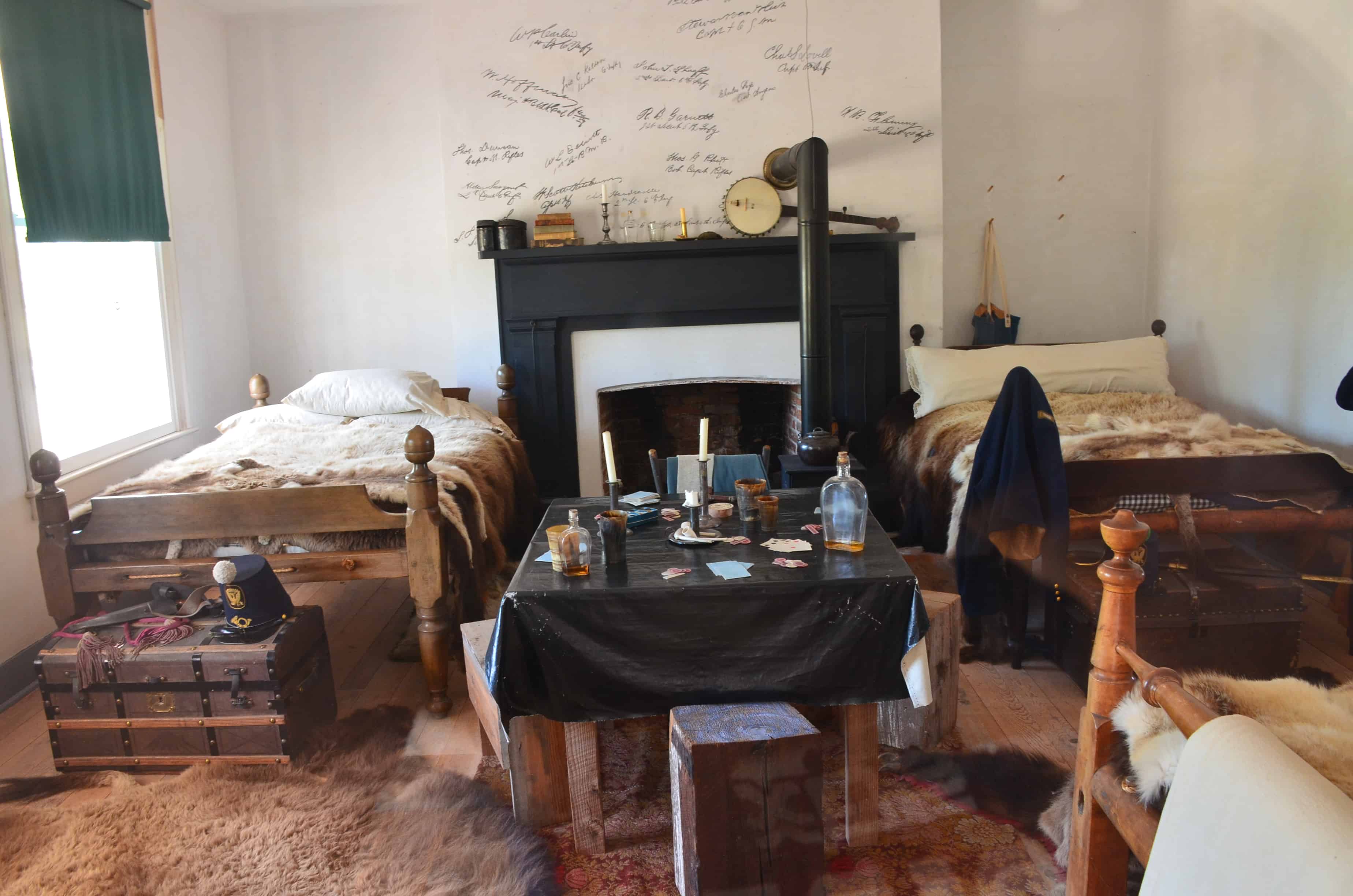 Old Bedlam at Fort Laramie National Historic Site in Wyoming