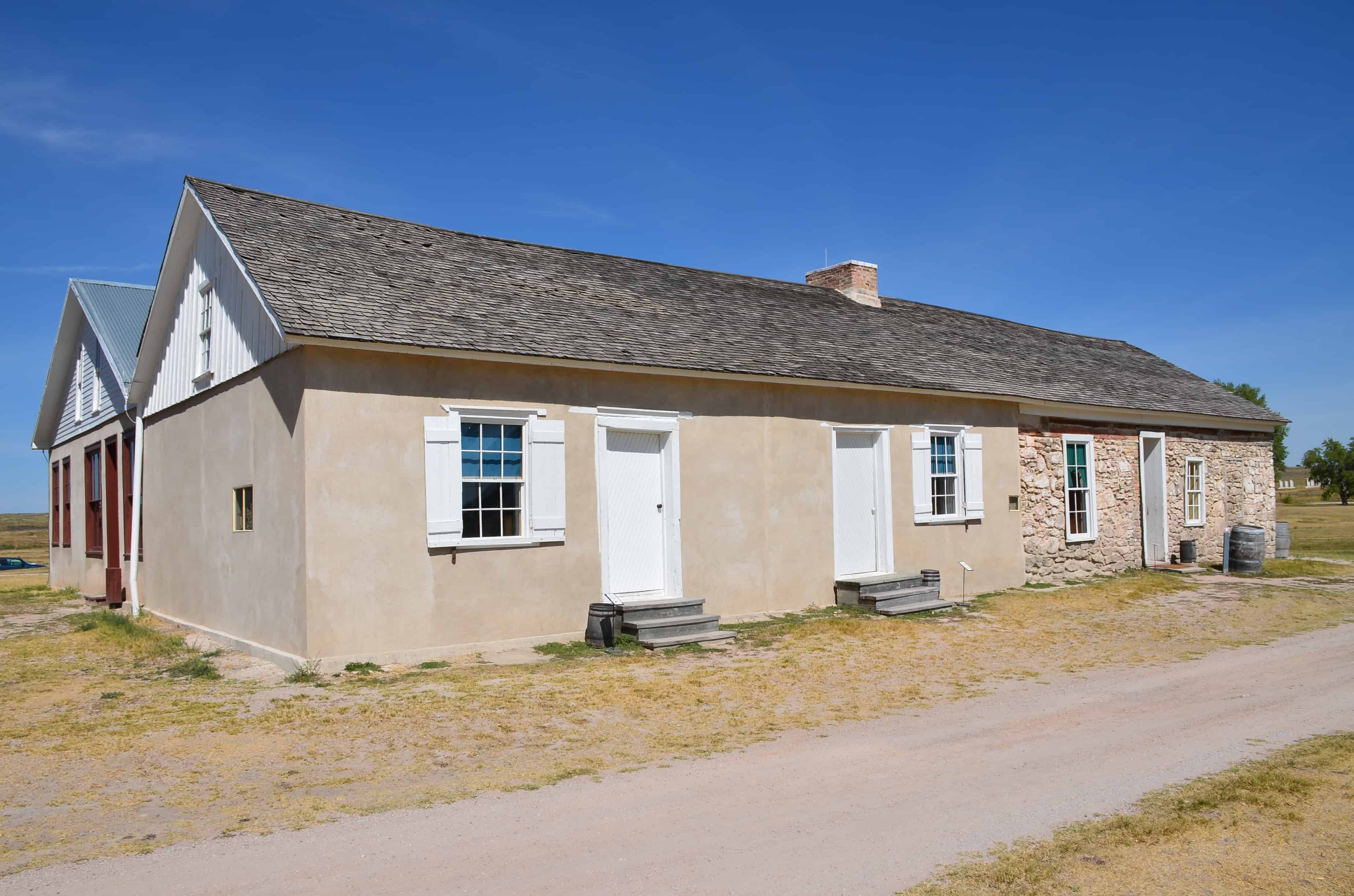 Post trader's store & post office at Fort Laramie National Historic Site in Wyoming