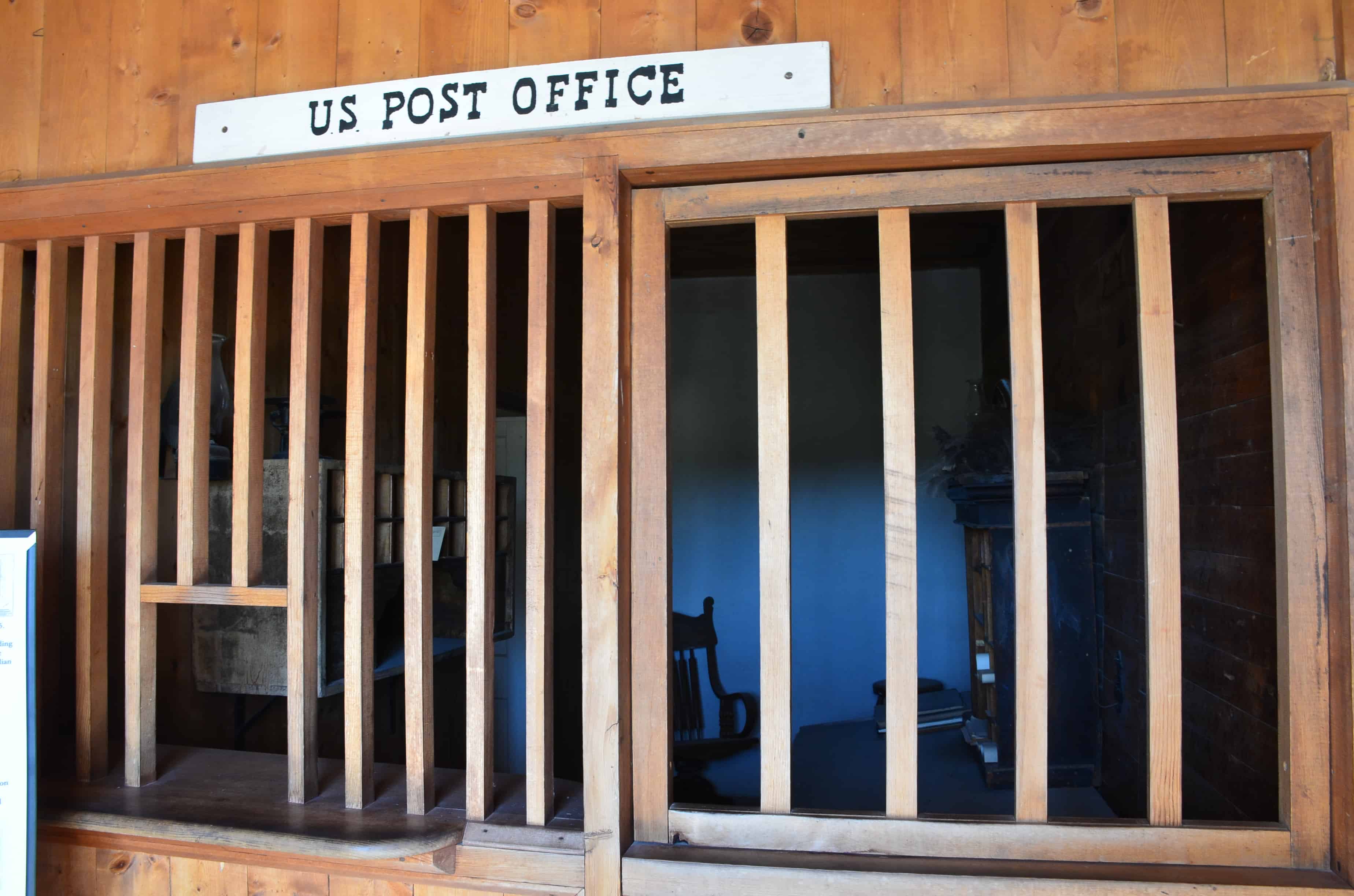 Post office at Fort Laramie National Historic Site in Wyoming