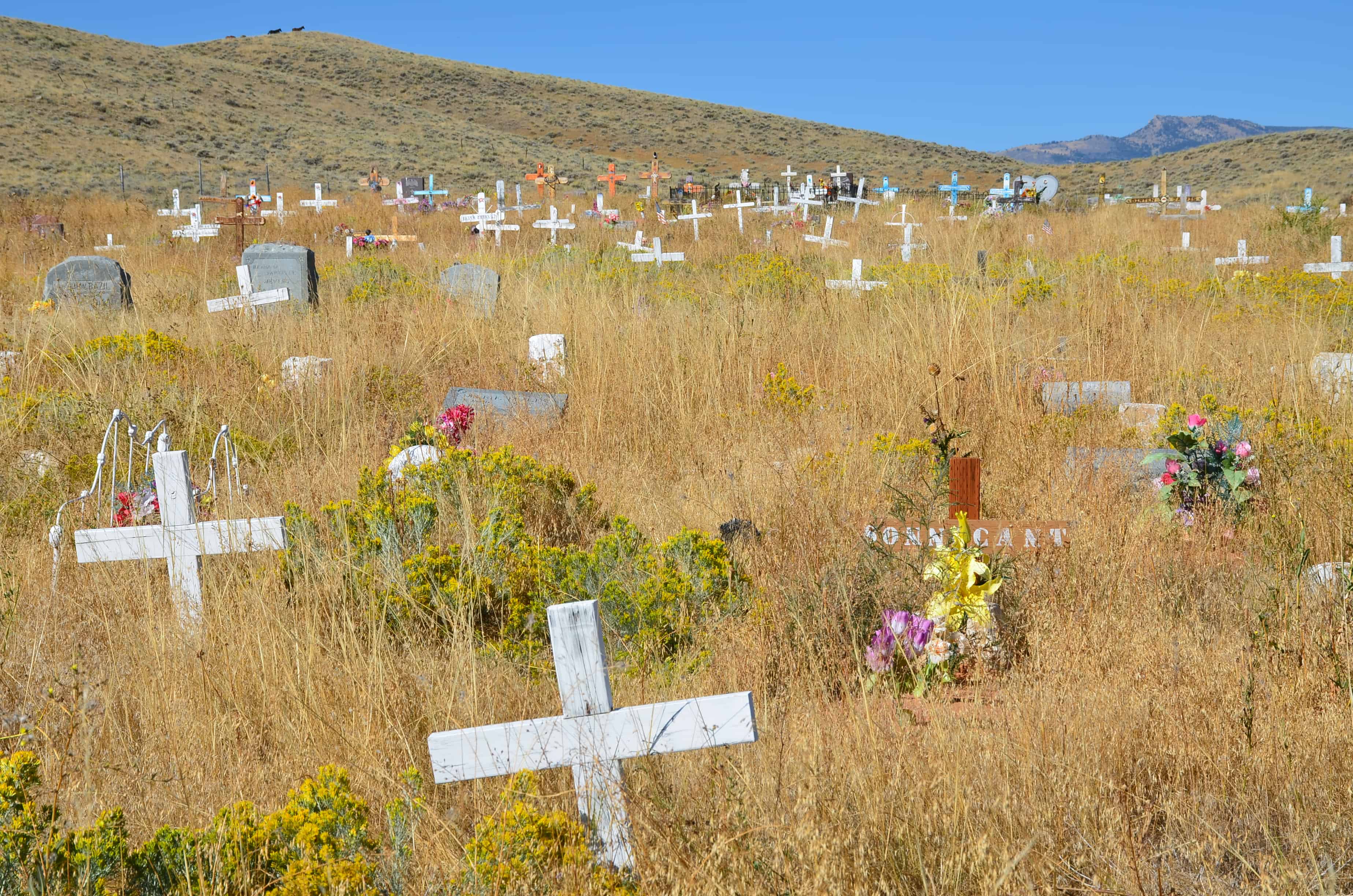 Sacajawea Cemetery in Fort Washakie, Wyoming