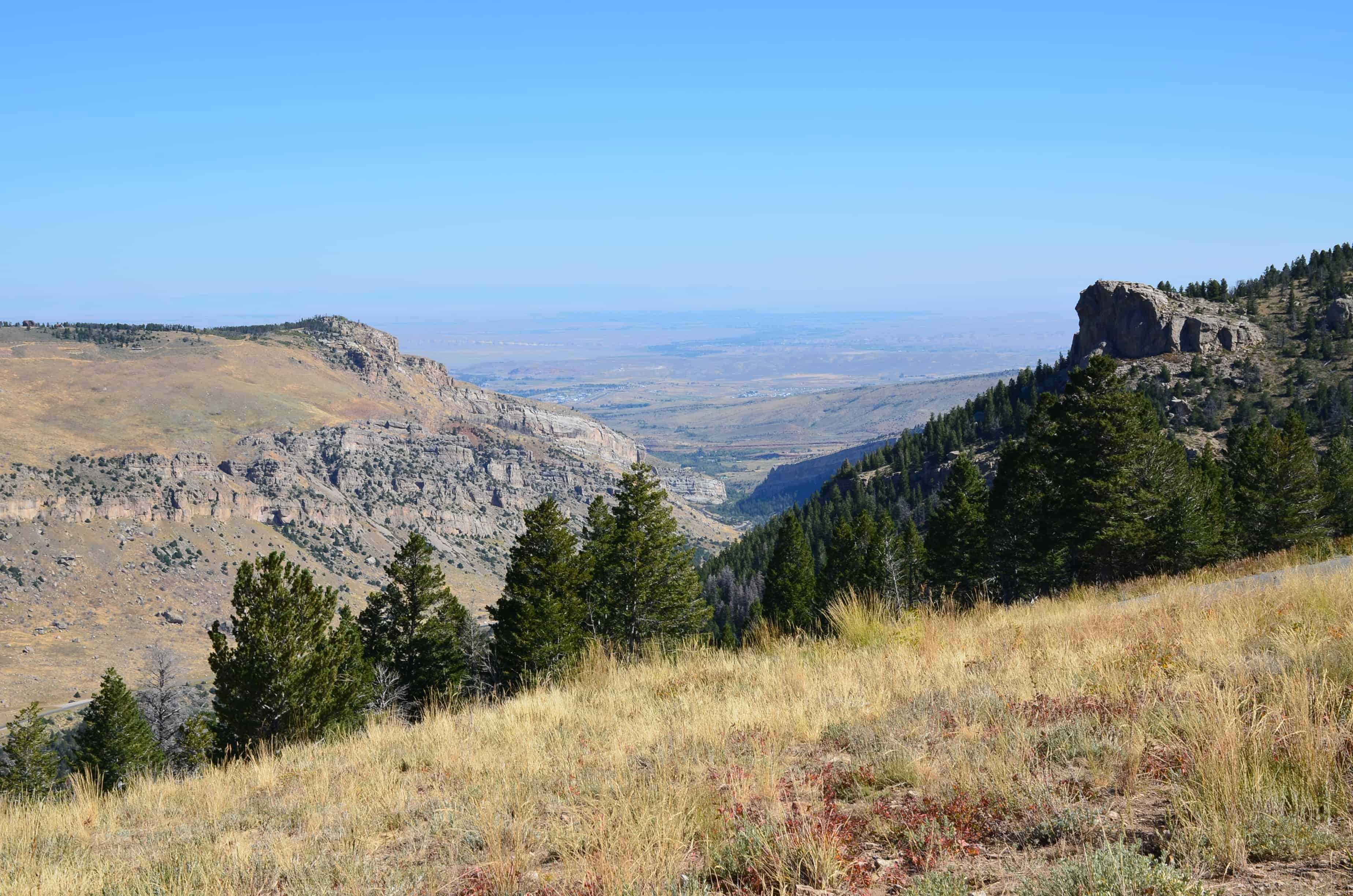 Shoshone National Forest on The Loop Road in Wyoming