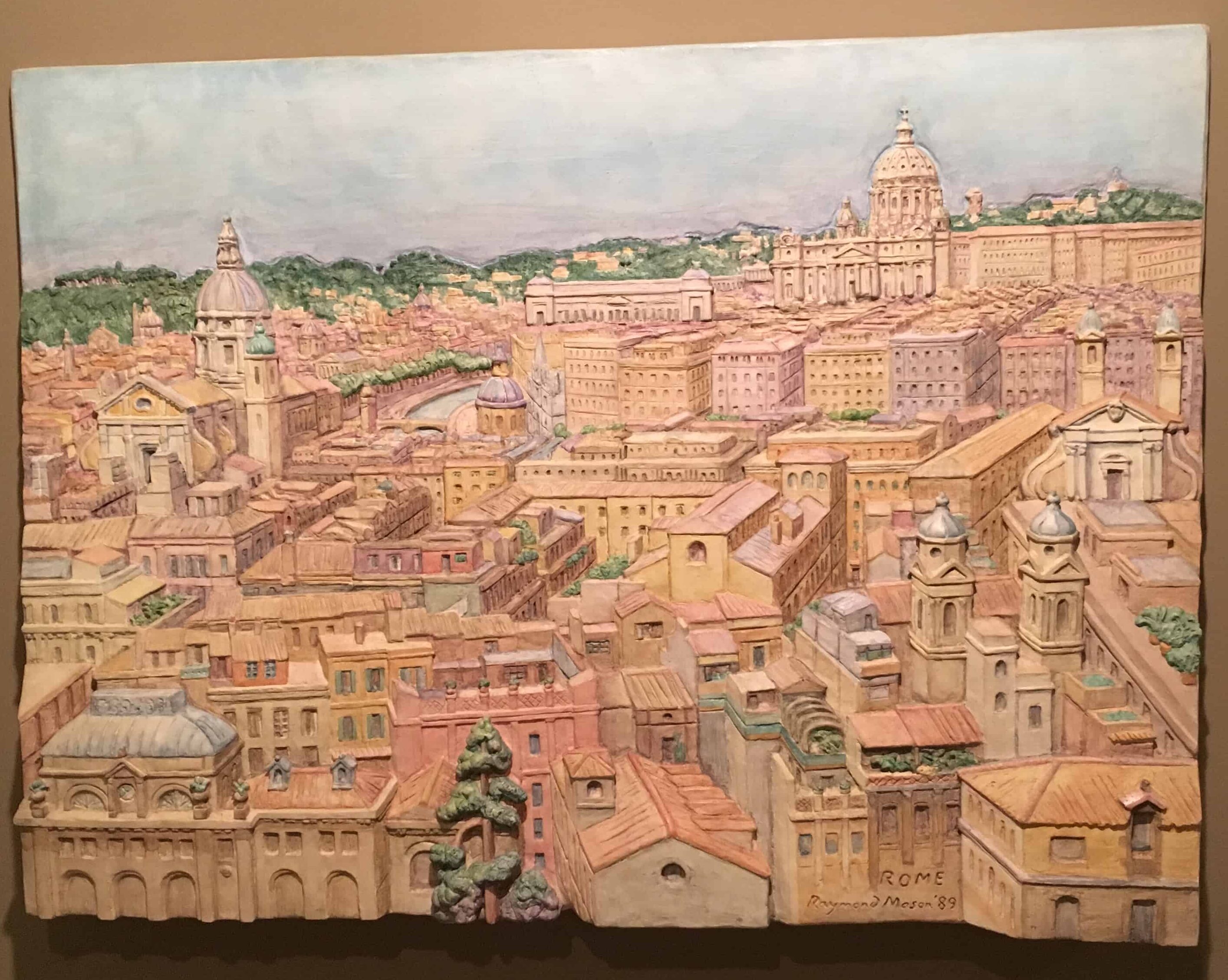 Rome, by Raymond Mason (England), 1989 at the Antioquia Museum in Medellín, Colombia