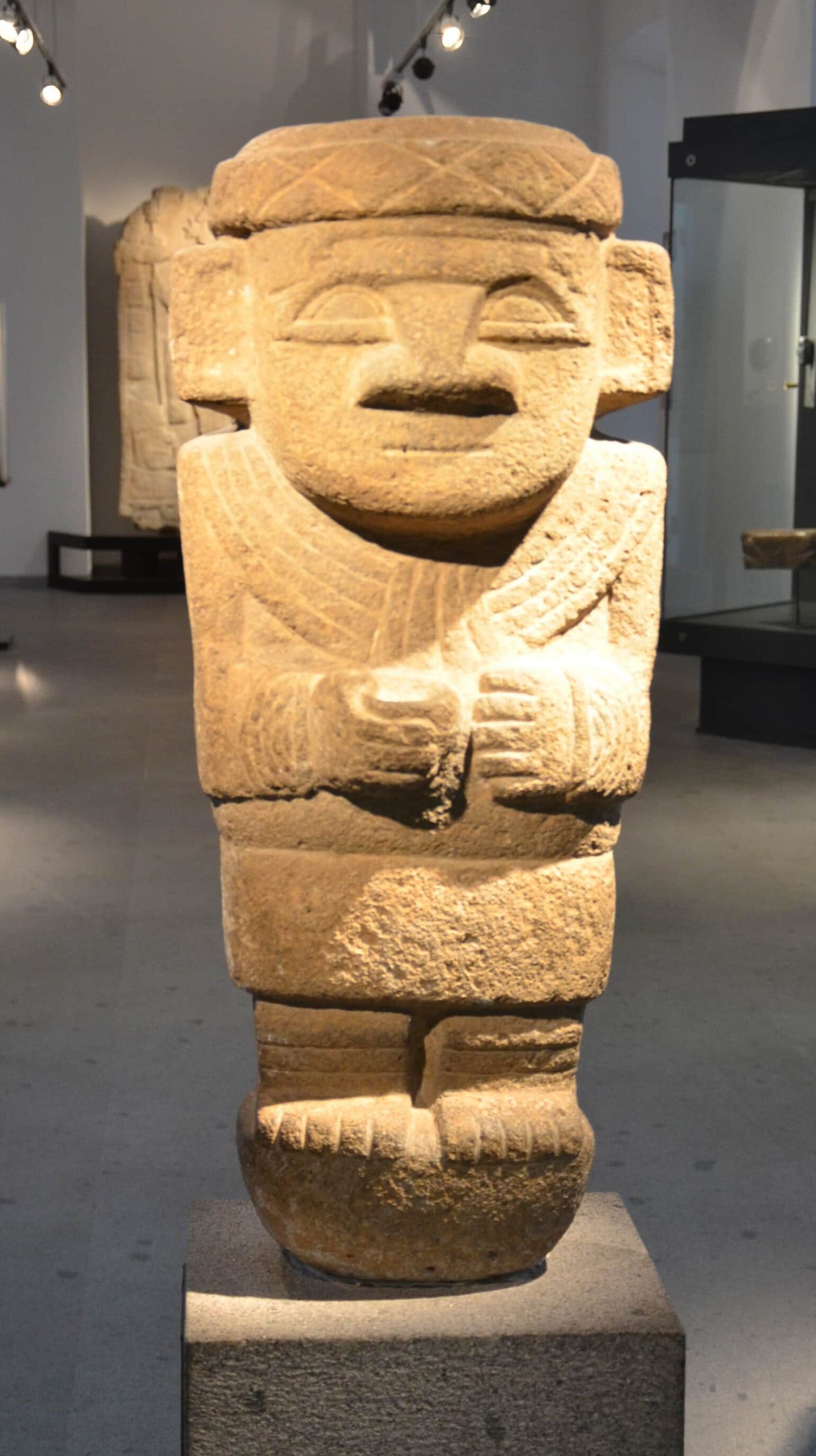 Statue in the Chilean Museum of Pre-Columbian Art in Santiago de Chile