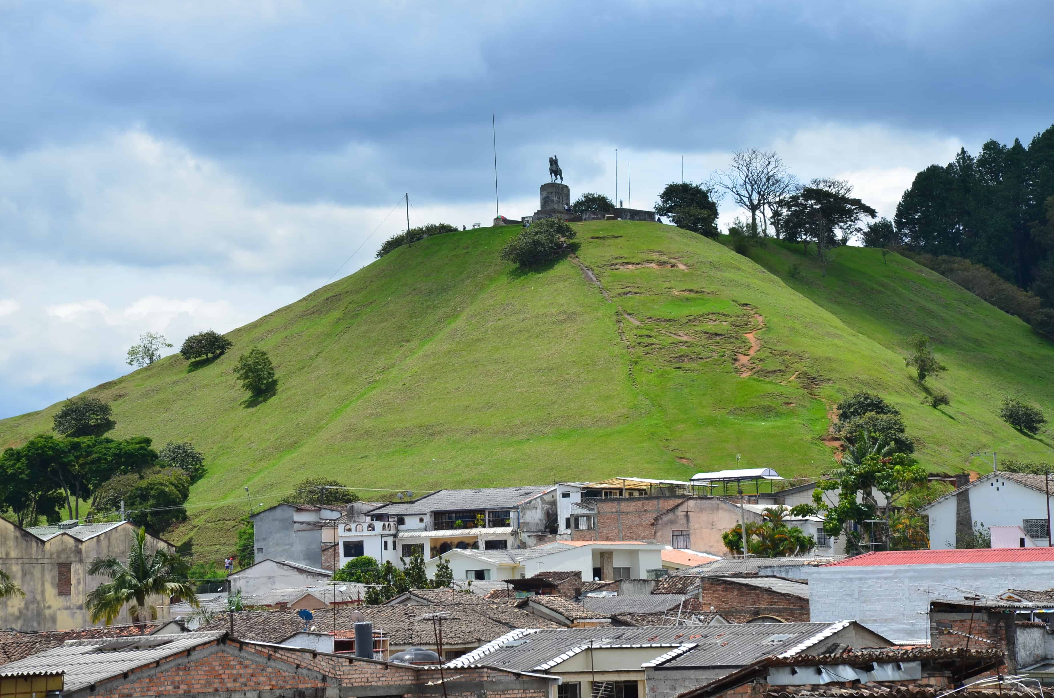 Tulcán Hill in Popayán, Cauca, Colombia