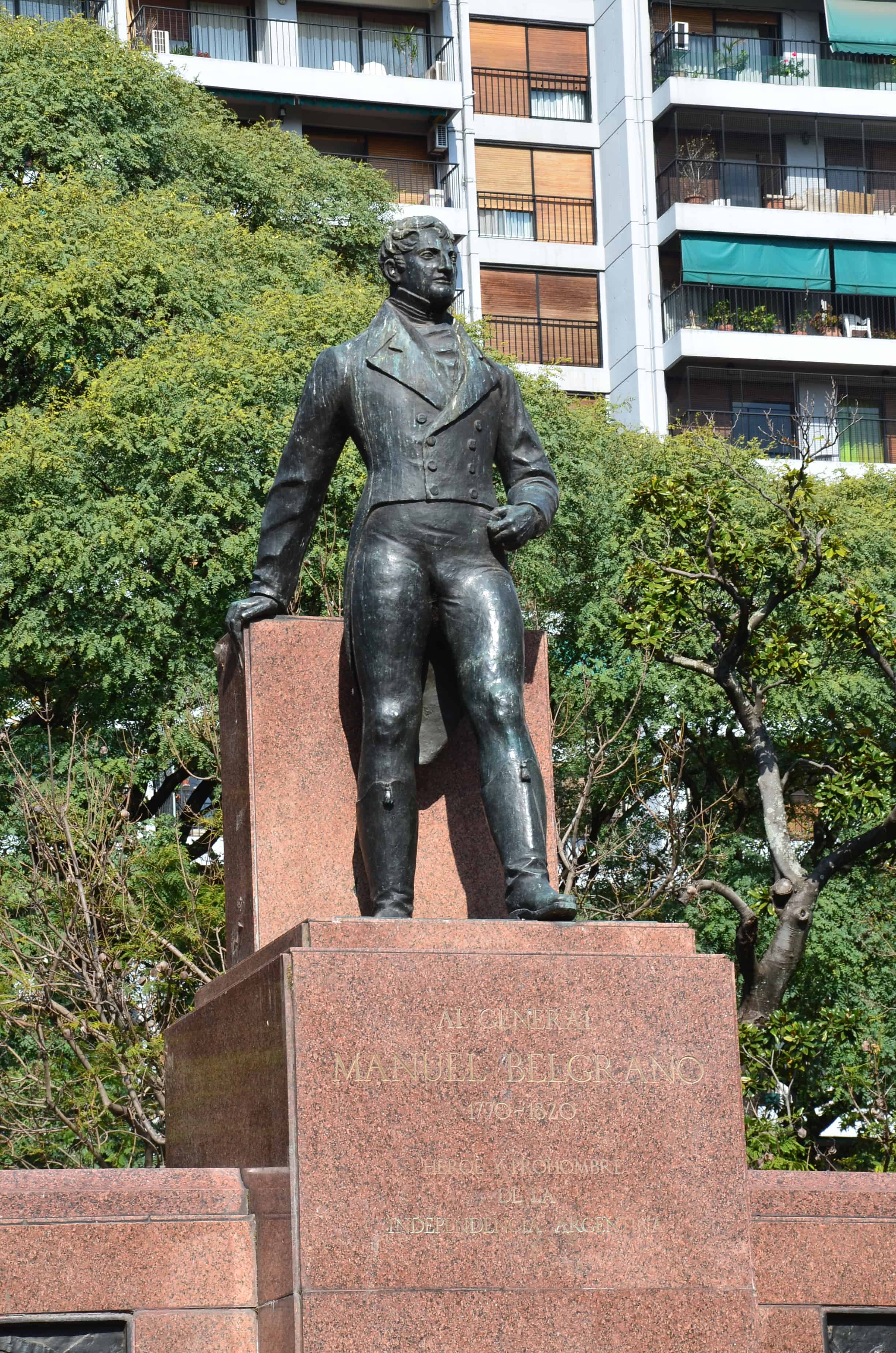 Manuel Belgrano monument in Belgrano, Buenos Aires, Argentina