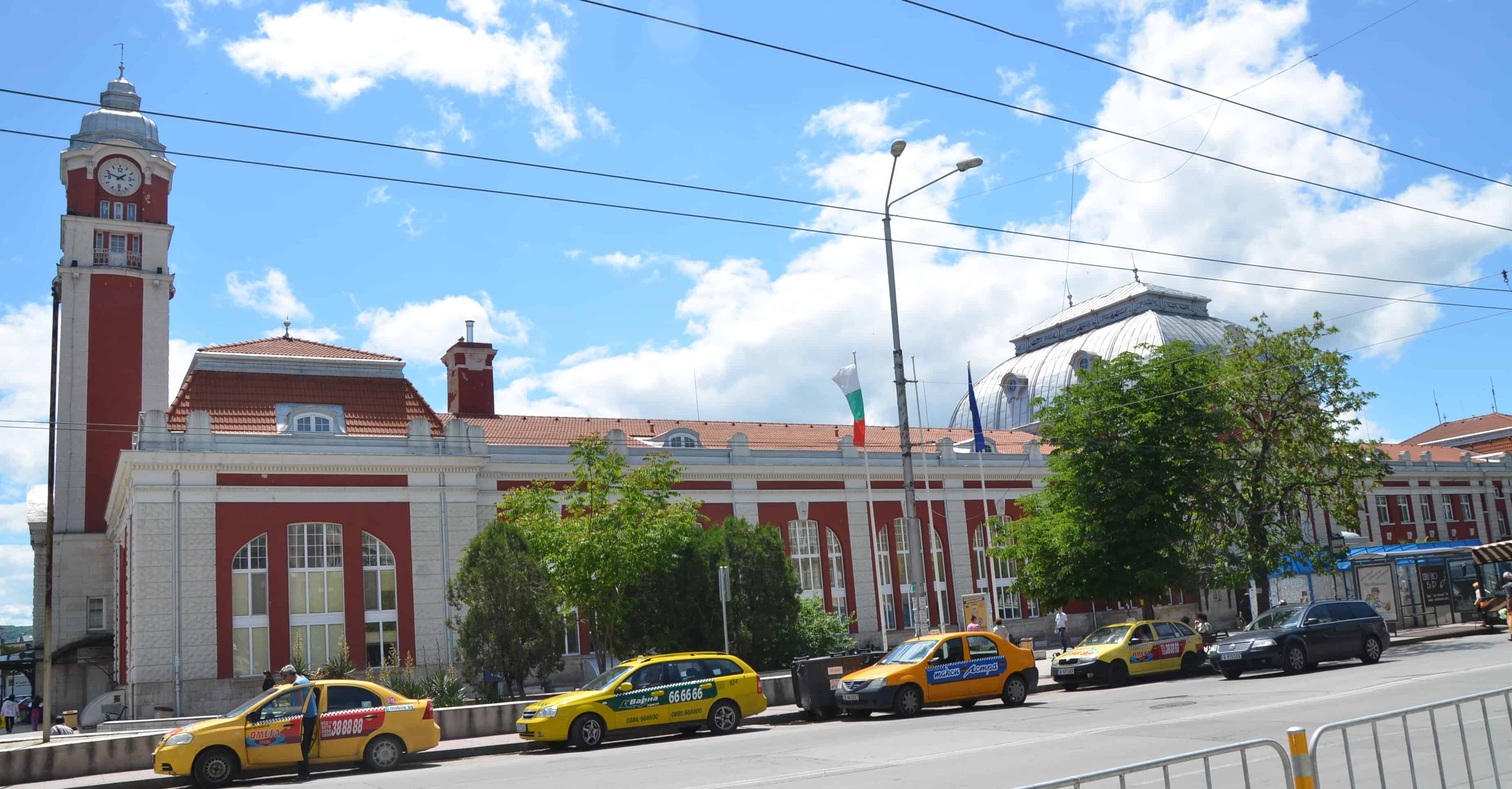 Varna Railway Station in Bulgaria