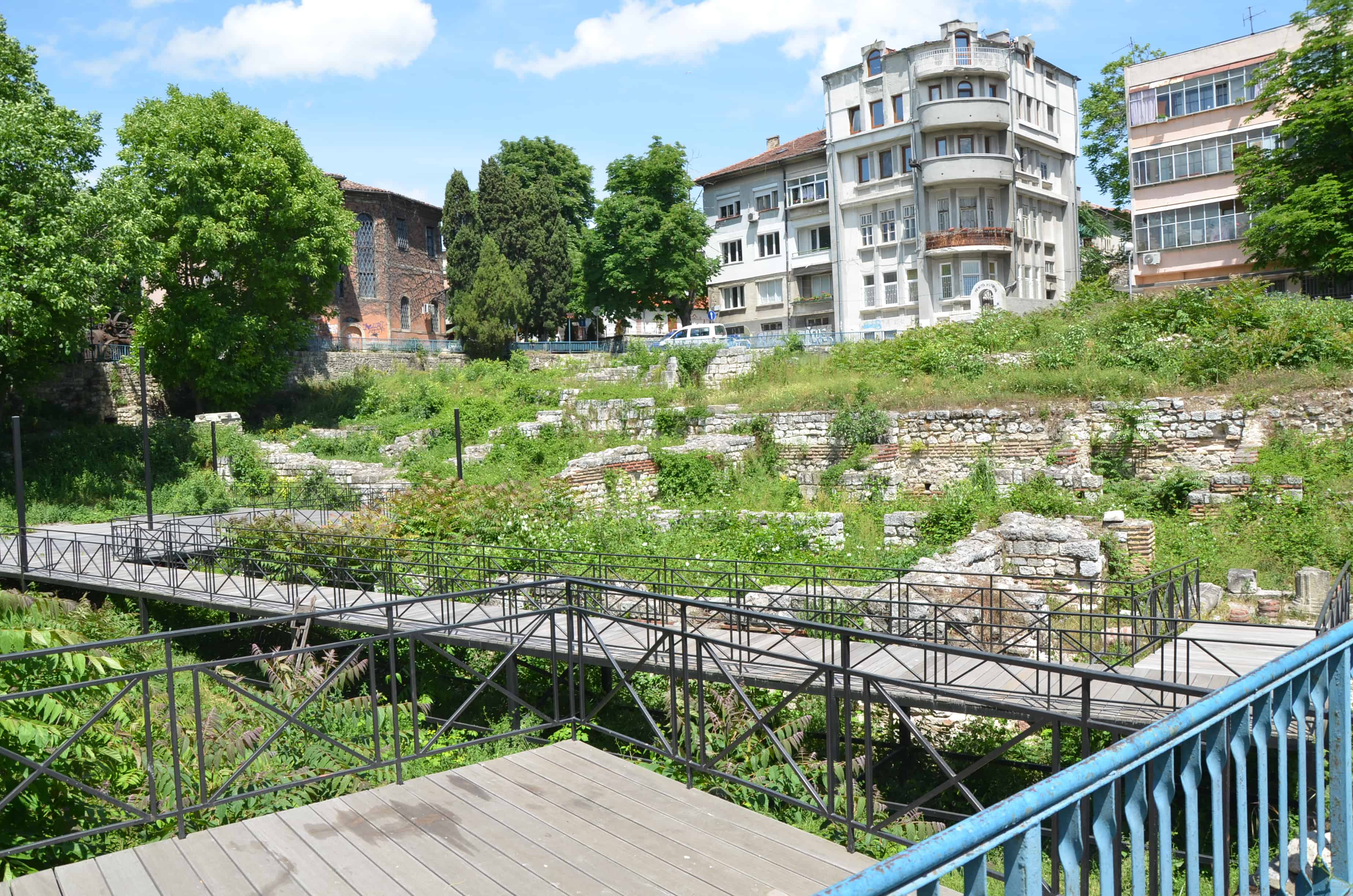 Roman baths near the City History Museum in Varna, Bulgaria