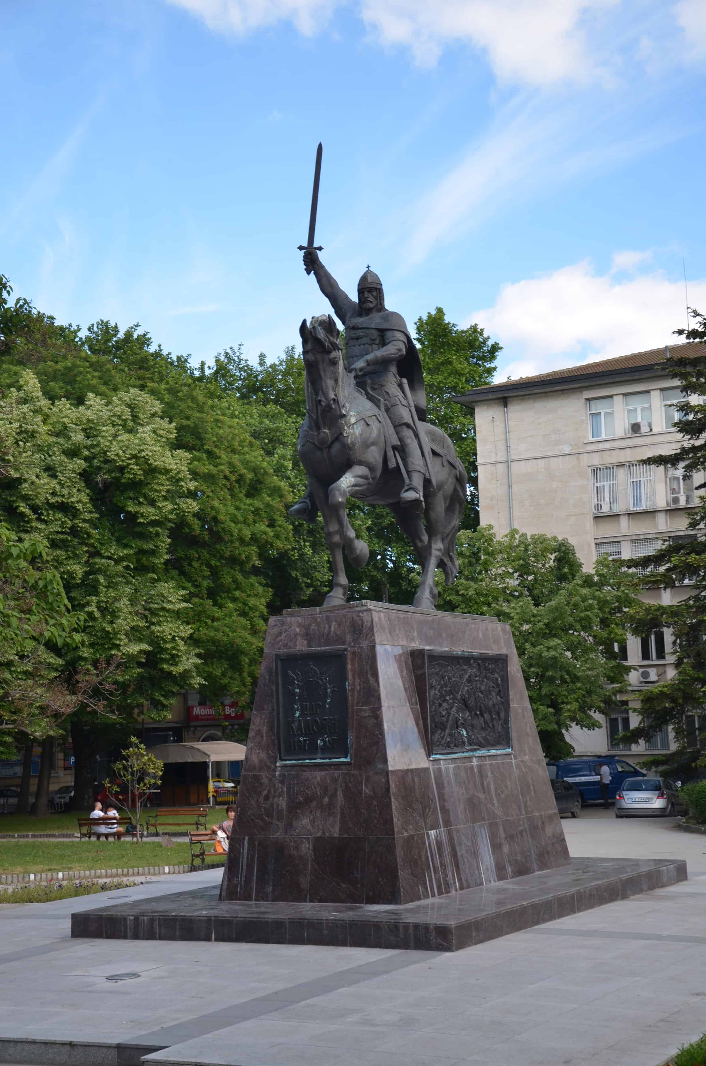 Tsar Kaloyan monument in Varna, Bulgaria