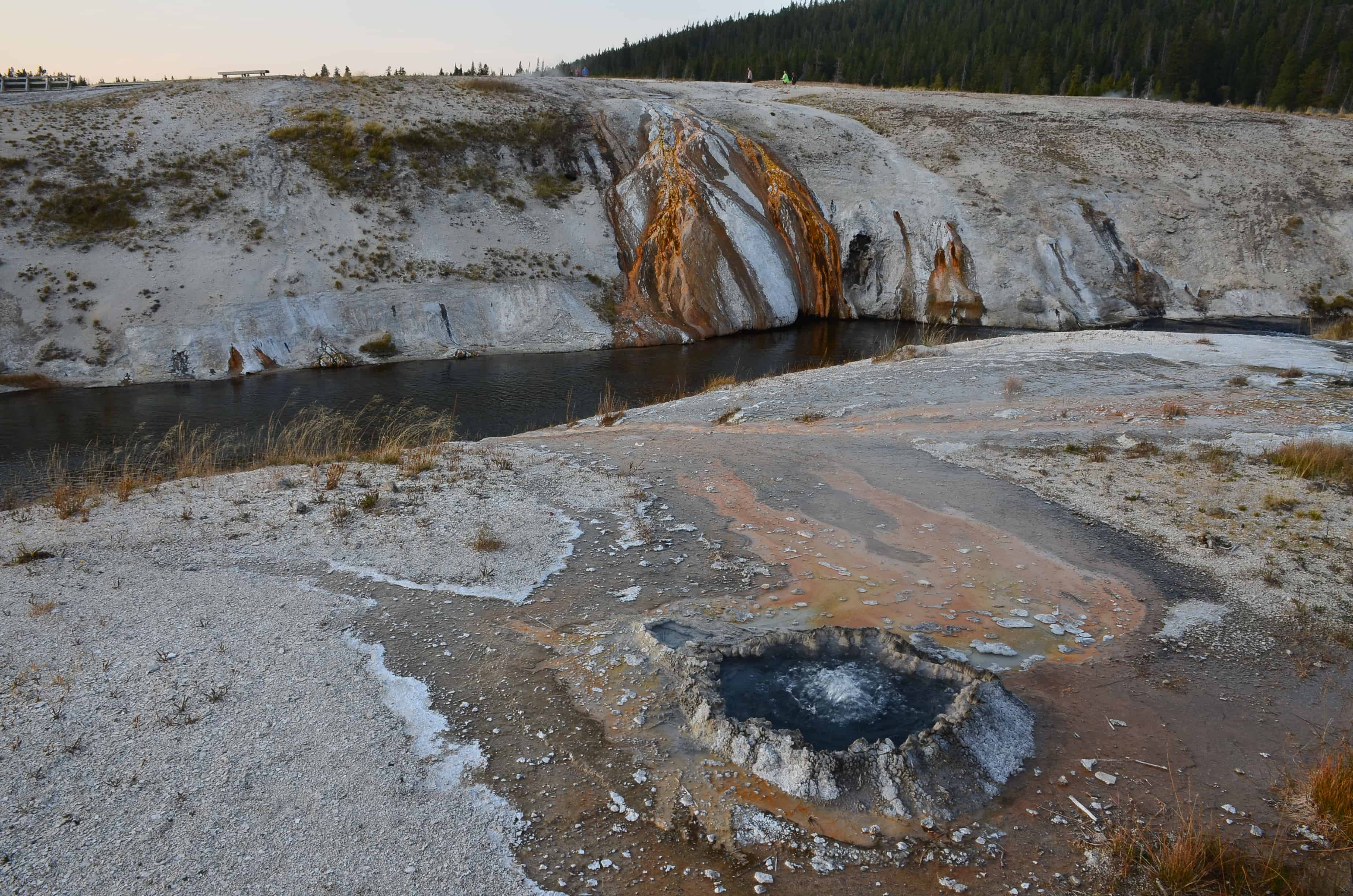 Chinese Spring at Upper Geyser Basin in Yellowstone National Park, Wyoming