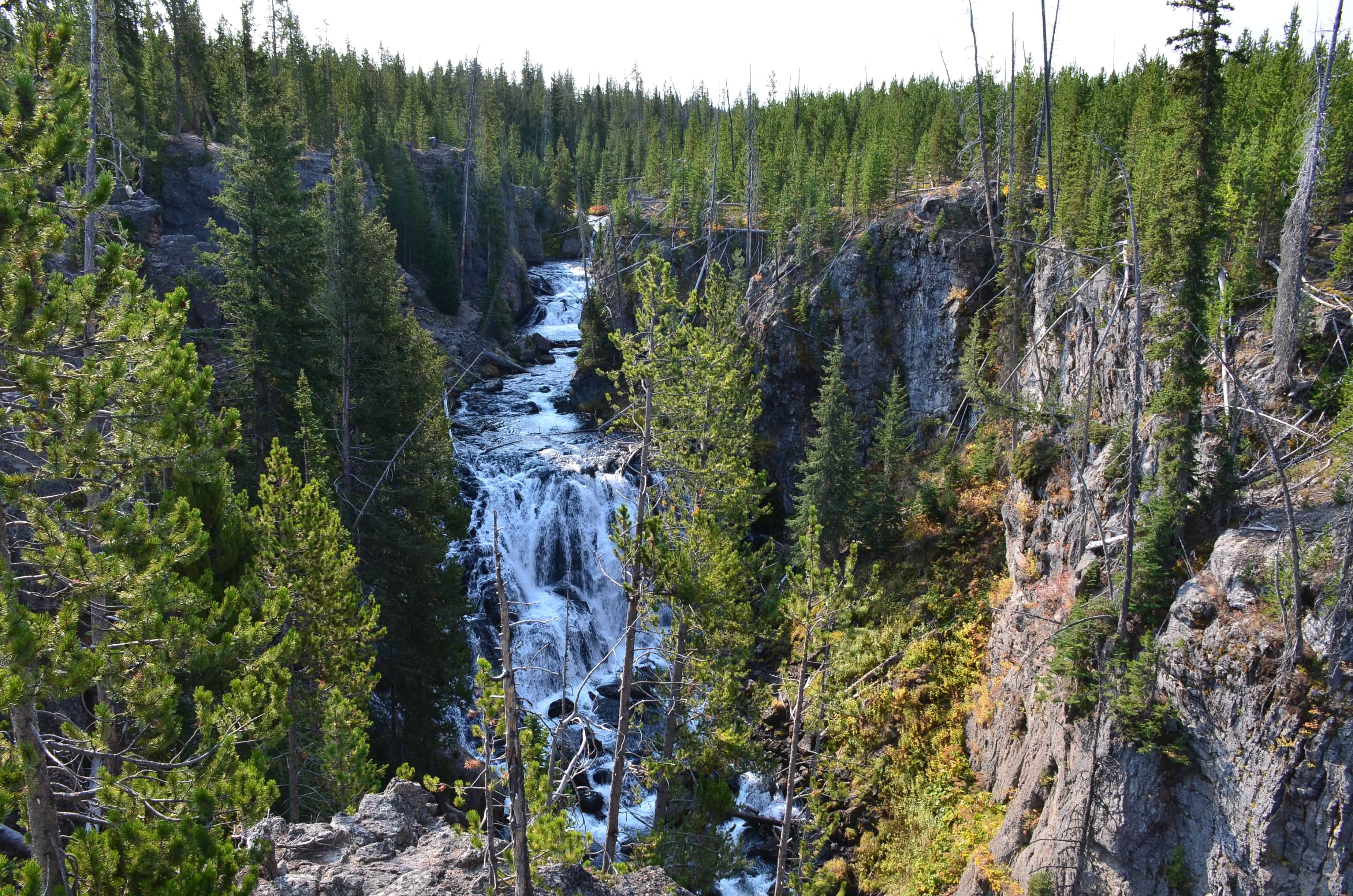 Kepler Cascades in Yellowstone National Park, Wyoming