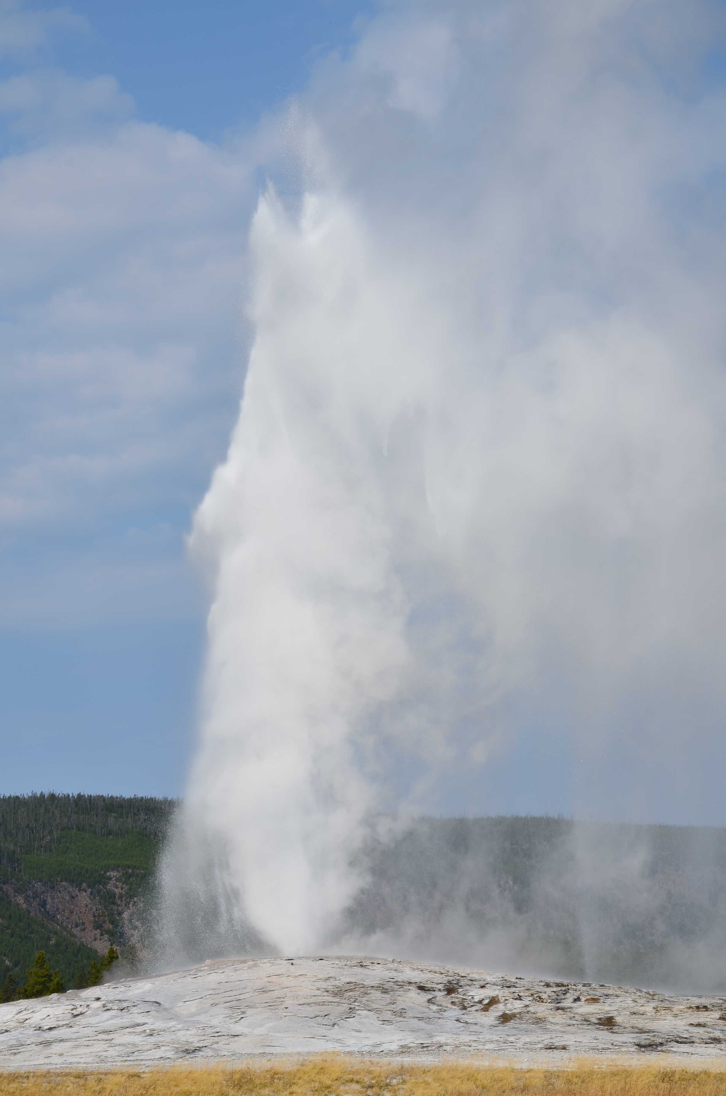Old Faithful at the Upper Geyser Basin in Yellowstone National Park, Wyoming
