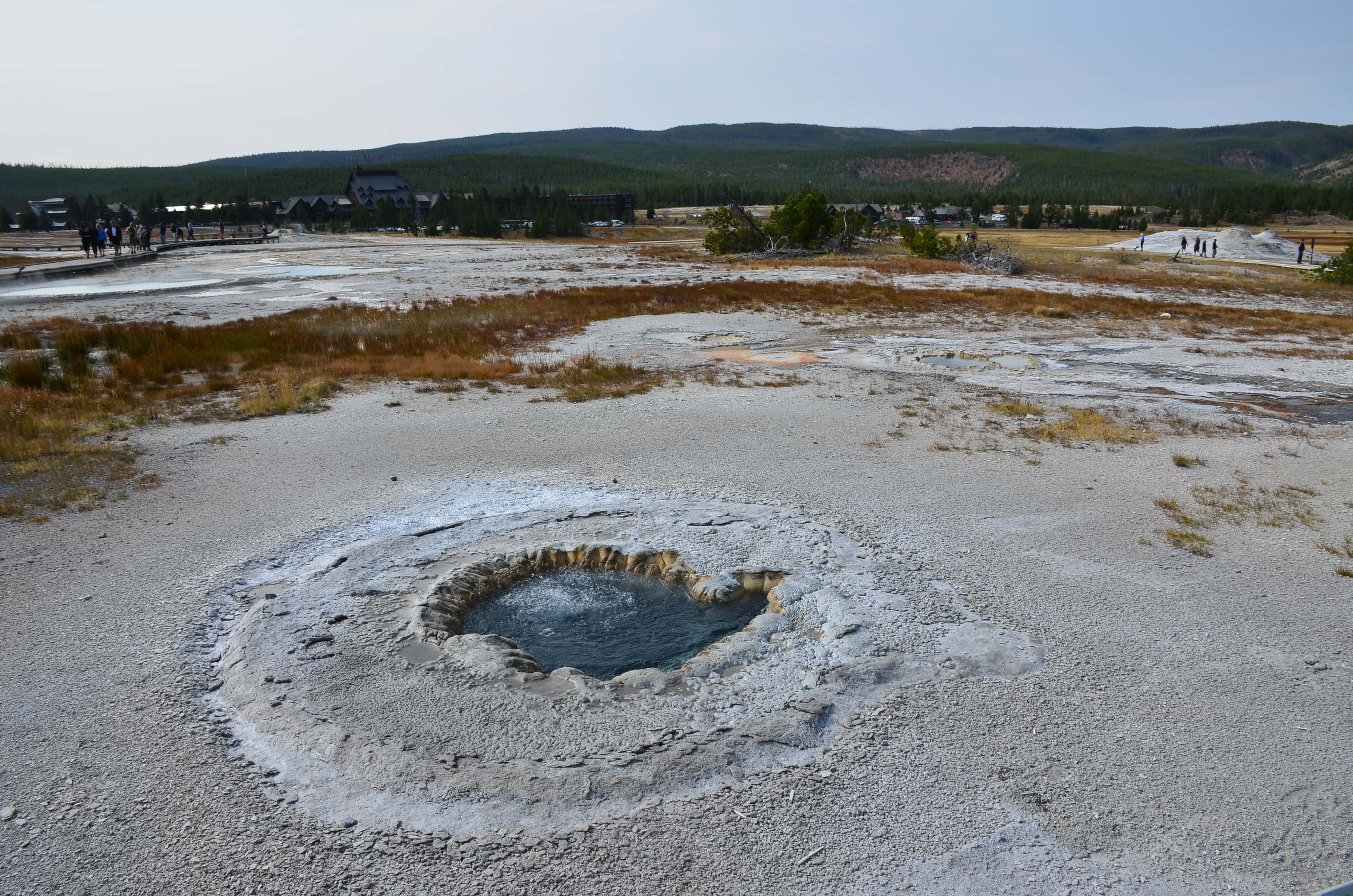 Beach Spring on Geyser Hill at the Upper Geyser Basin in Yellowstone National Park, Wyoming