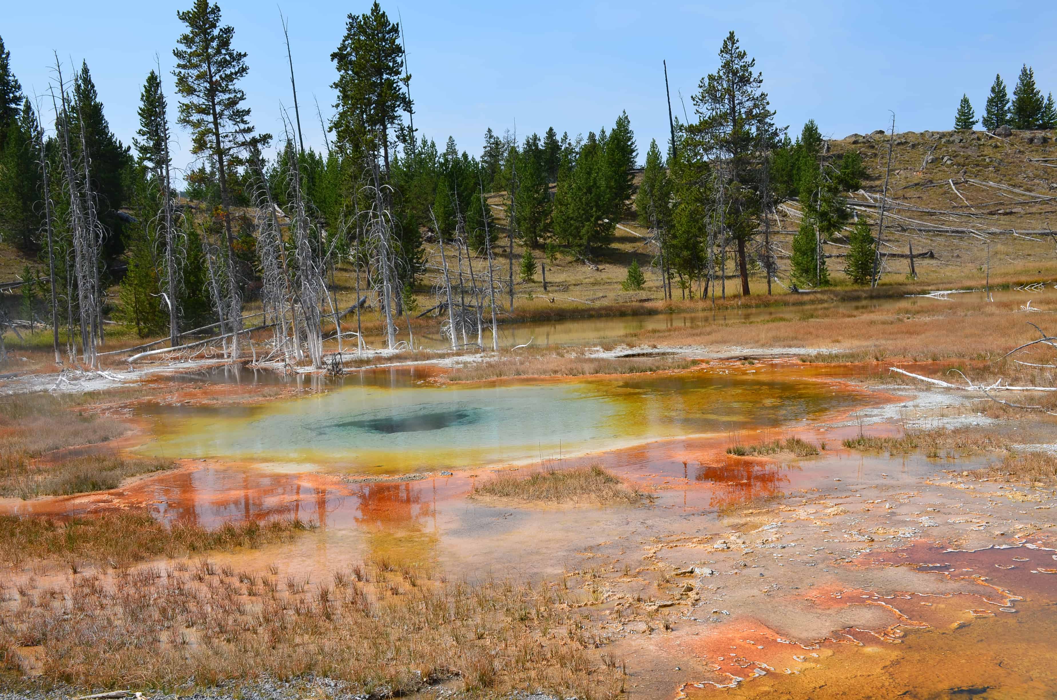 Chain Lakes at the Upper Geyser Basin in Yellowstone National Park, Wyoming
