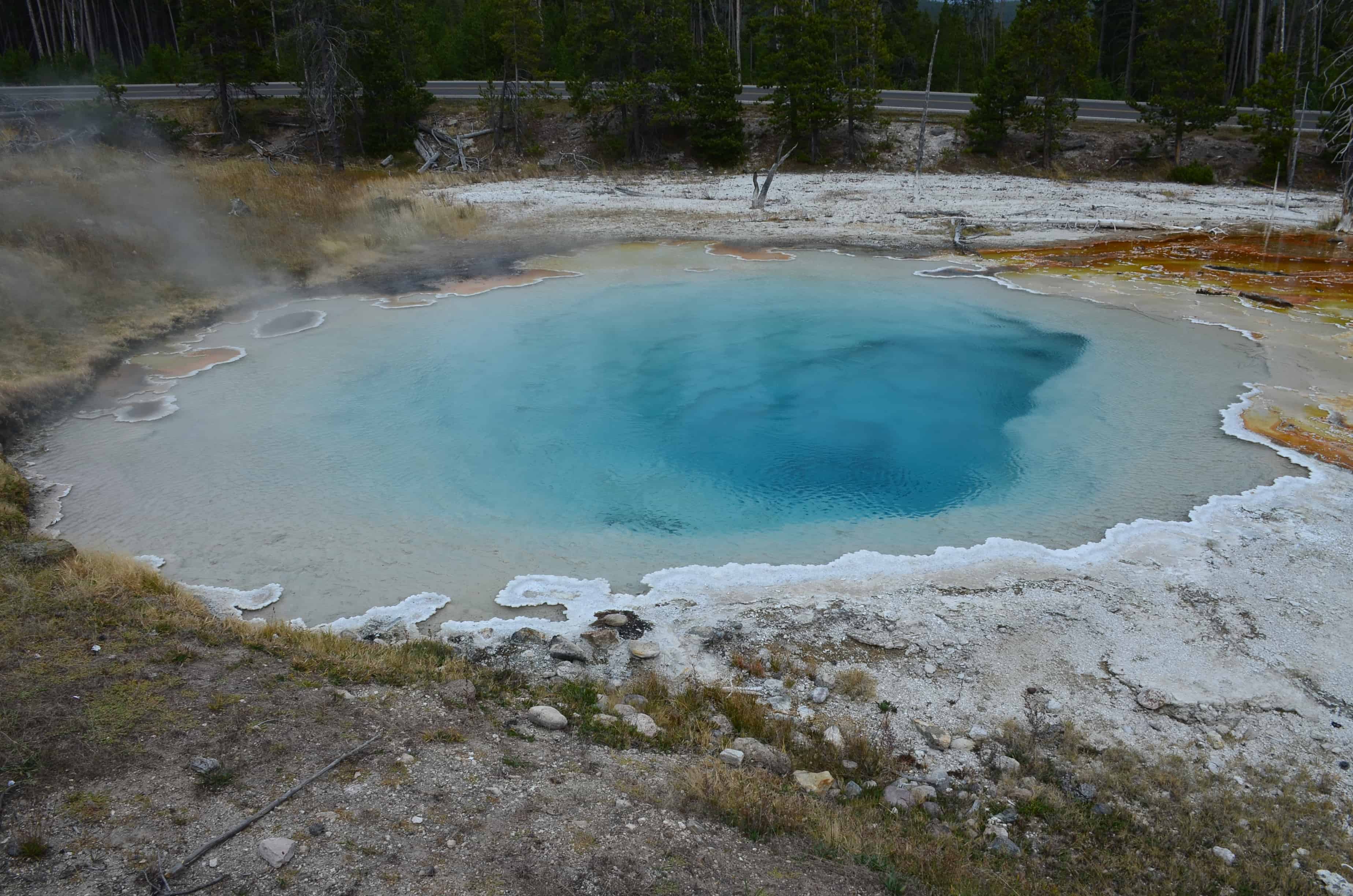 Silex Spring at the Lower Geyser Basin in Yellowstone National Park, Wyoming