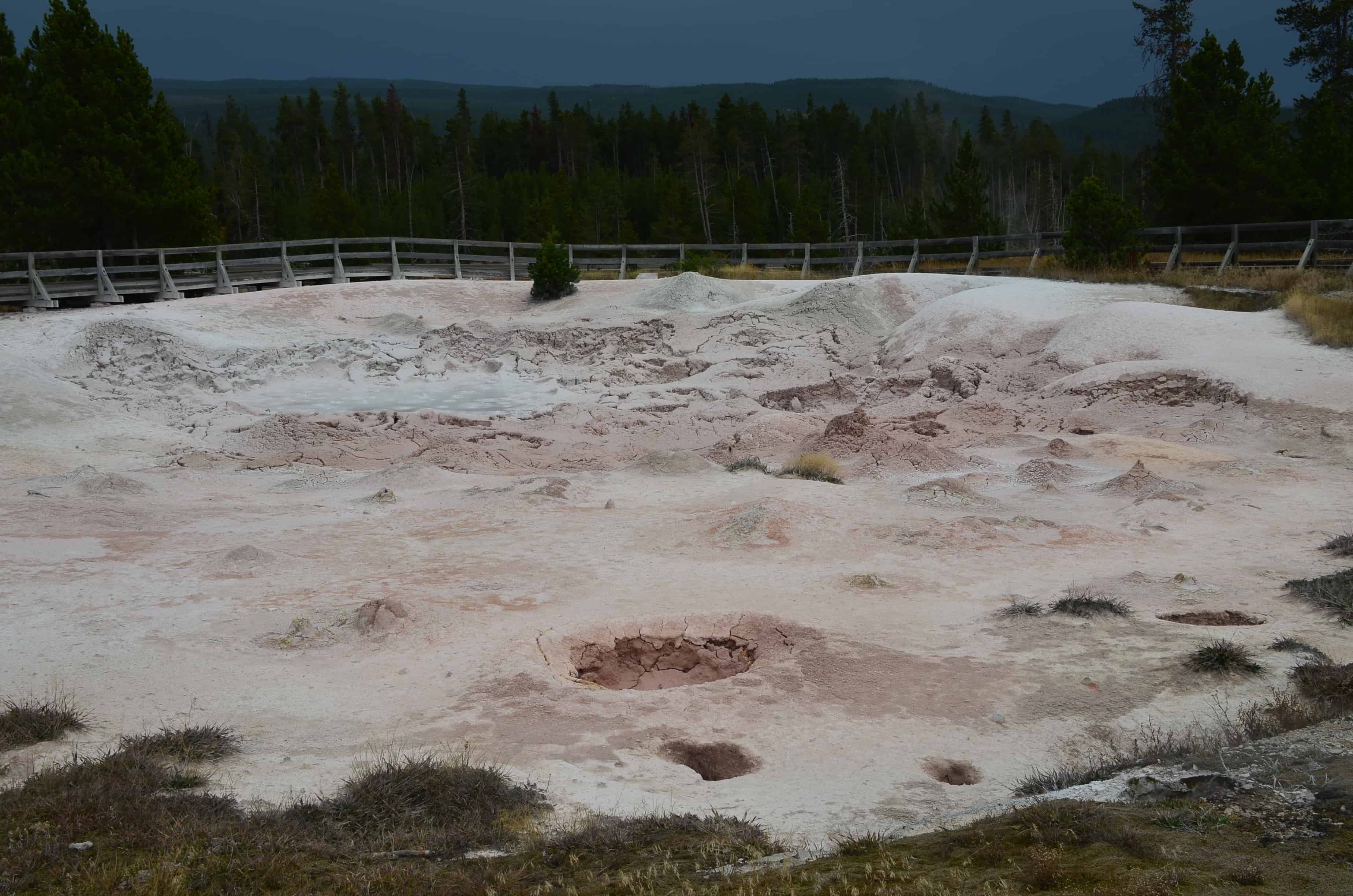 Fountain Paint Pot at the Lower Geyser Basin in Yellowstone National Park, Wyoming