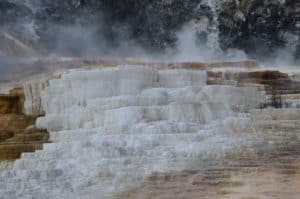 Cleopatra Terrace at Mammoth Hot Springs in Yellowstone National Park, Wyoming