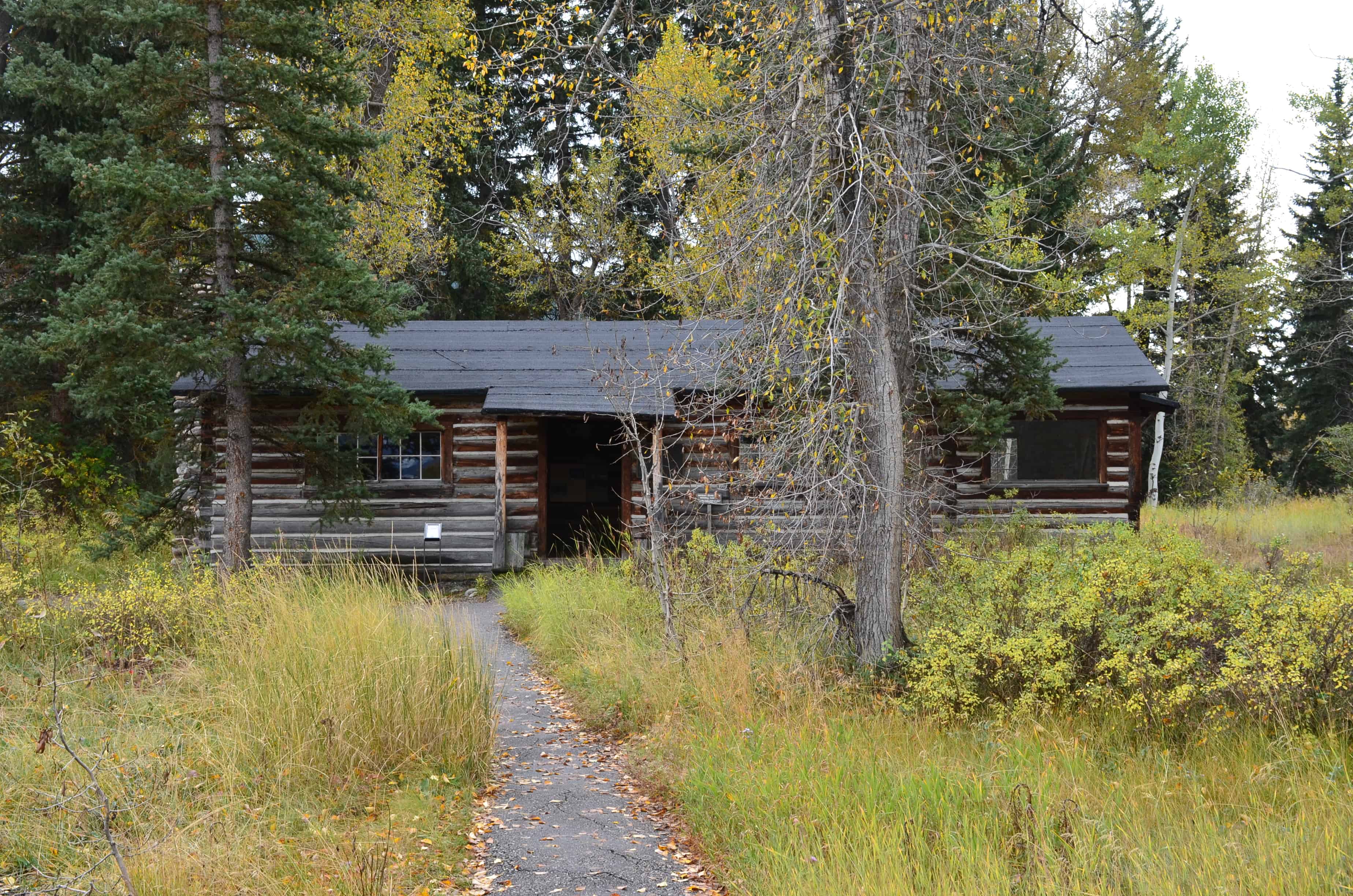 Maude Noble Cabin at Menor's Ferry Historic District in Grand Teton National Park, Wyoming