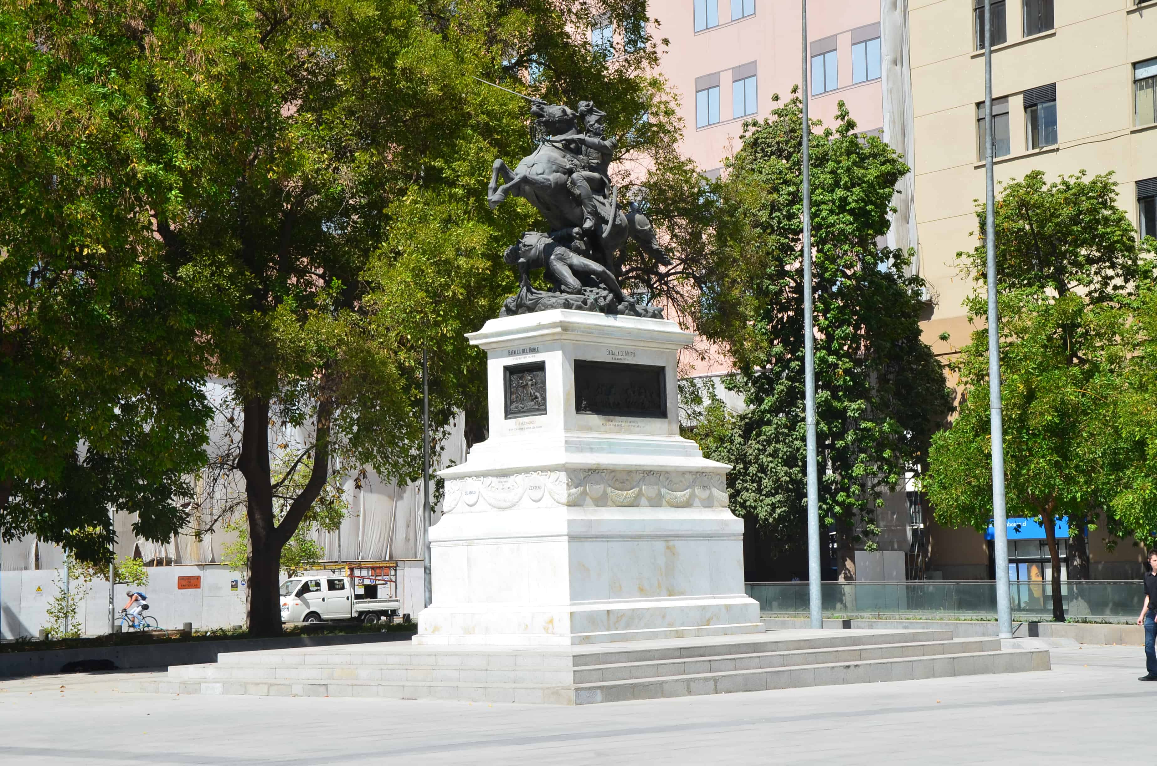 Plaza Bulnes in Santiago de Chile