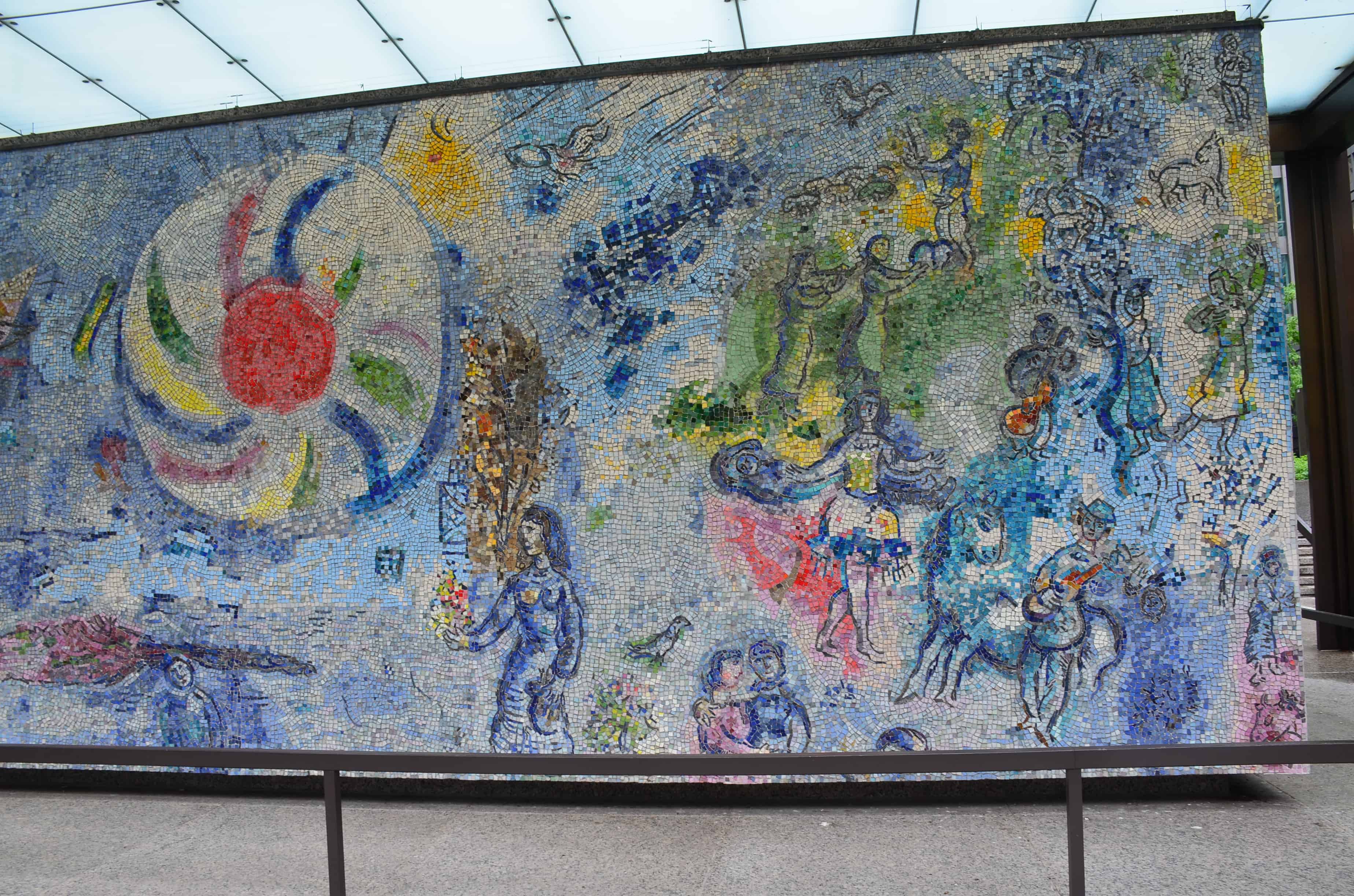 Four Seasons by Marc Chagall in Chicago, Illinois