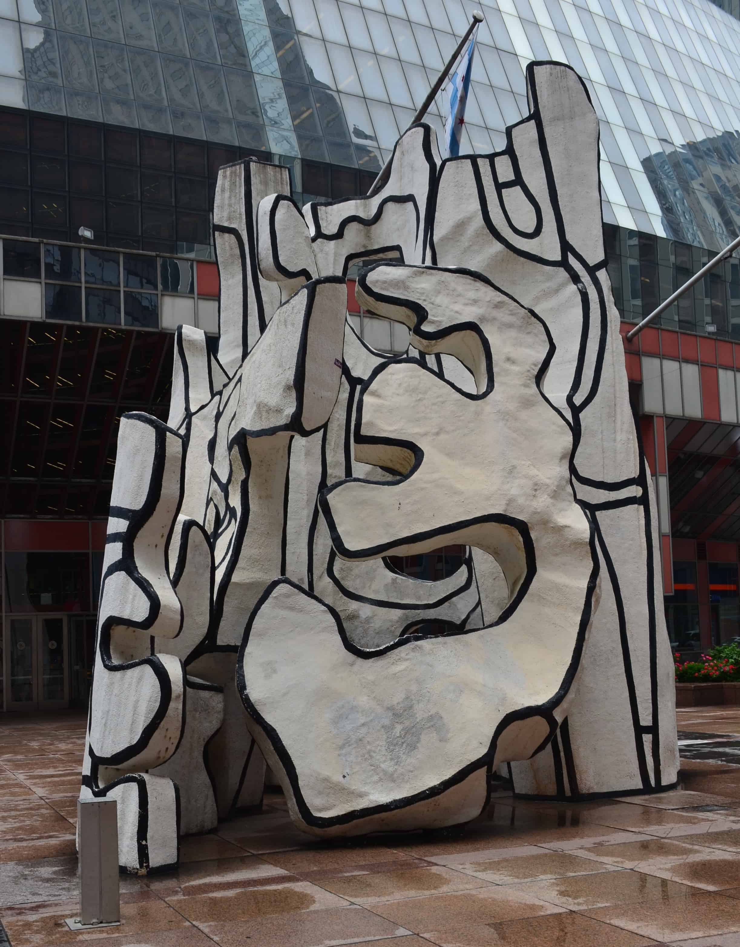 Monument with Standing Beast by Jean Dubuffet