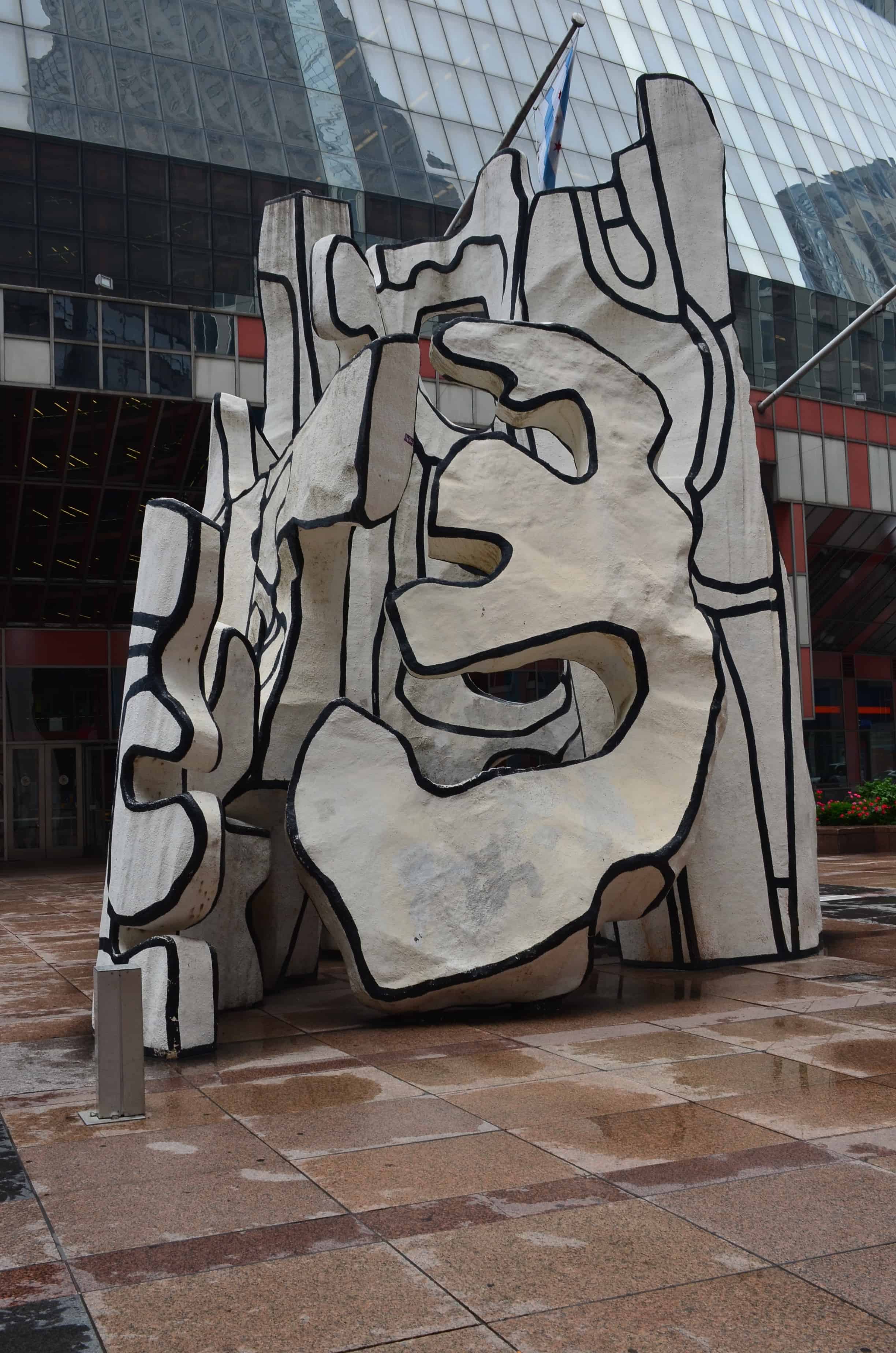 Monument with Standing Beast by Jean Dubuffet in Chicago, Illinois