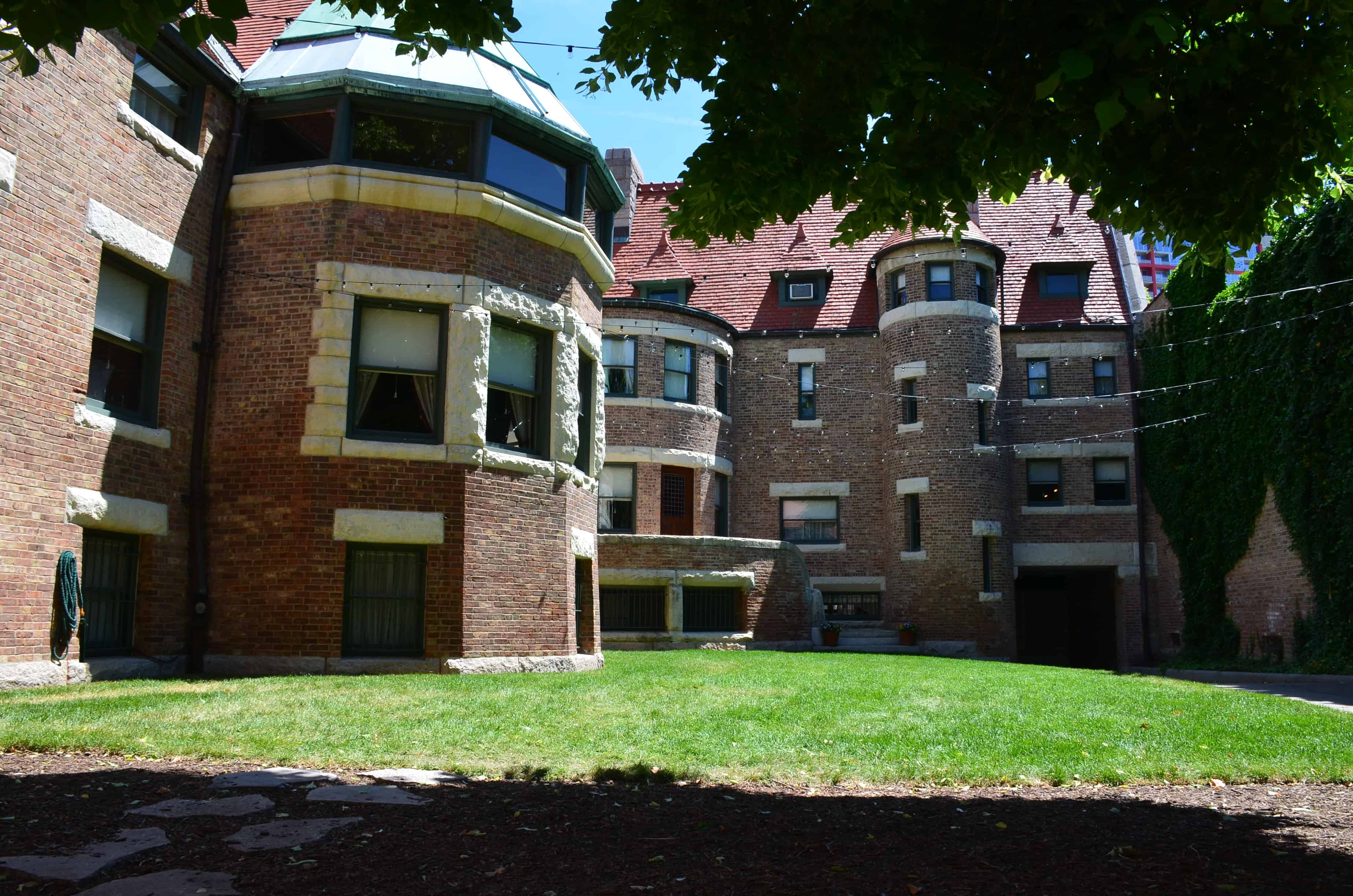 Courtyard at the John J. Glessner House in Chicago, Illinois