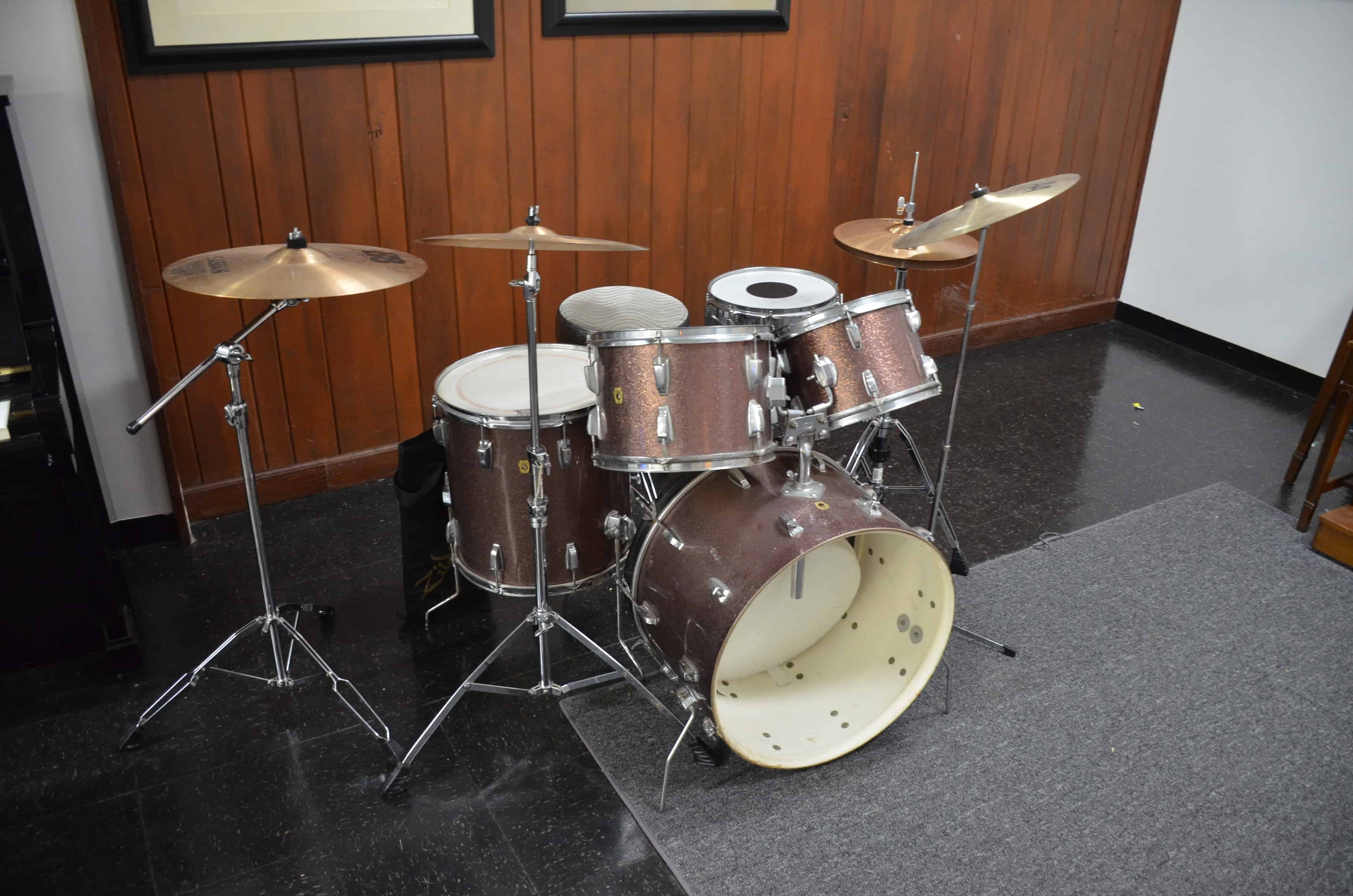 Drums played by Charlie Watts at Chess Records building (Willie Dixon's Blues Heaven) in Chicago, Illinois