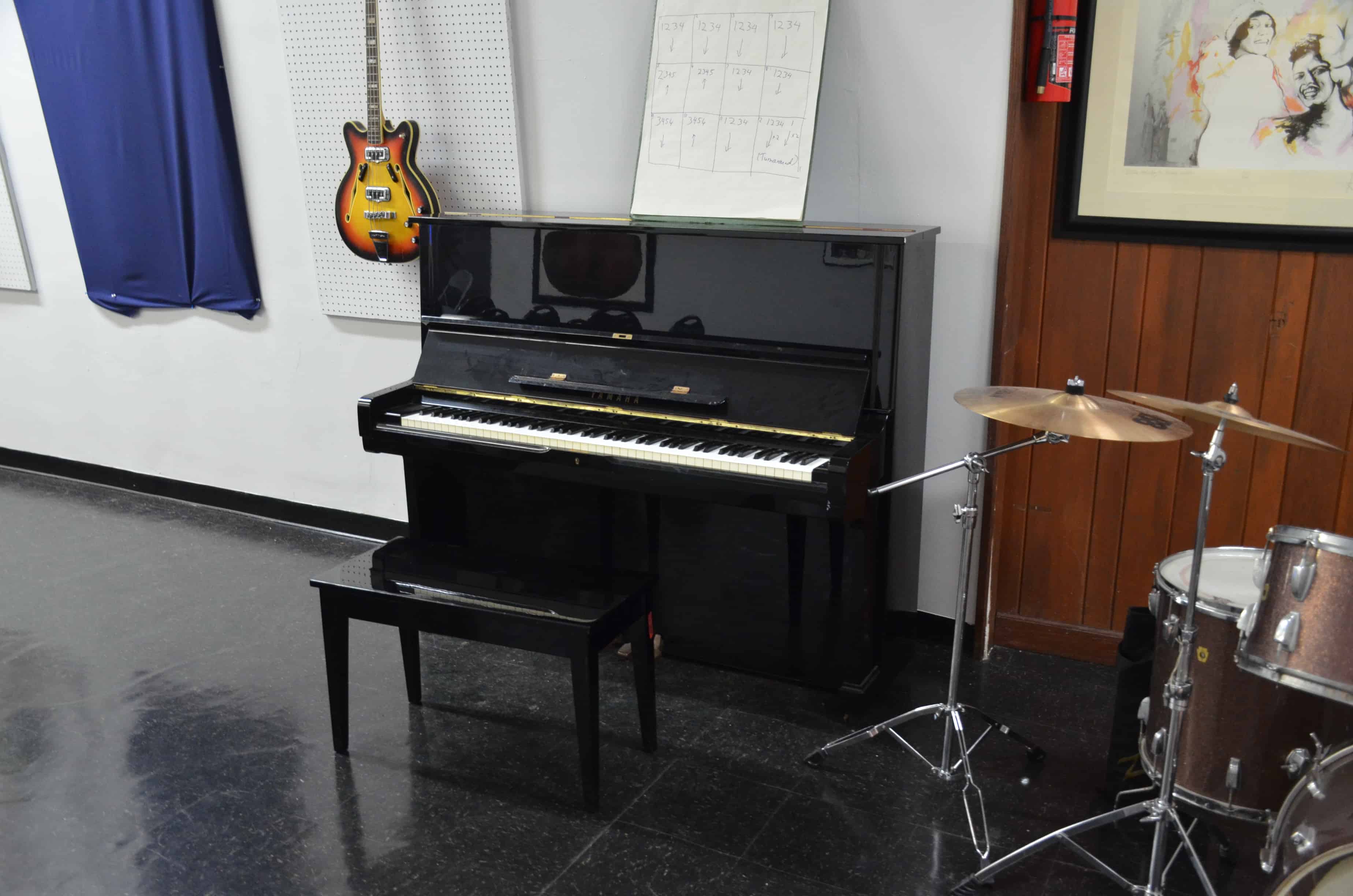 Piano played by Willie Dixon at Chess Records building (Willie Dixon's Blues Heaven) in Chicago, Illinois