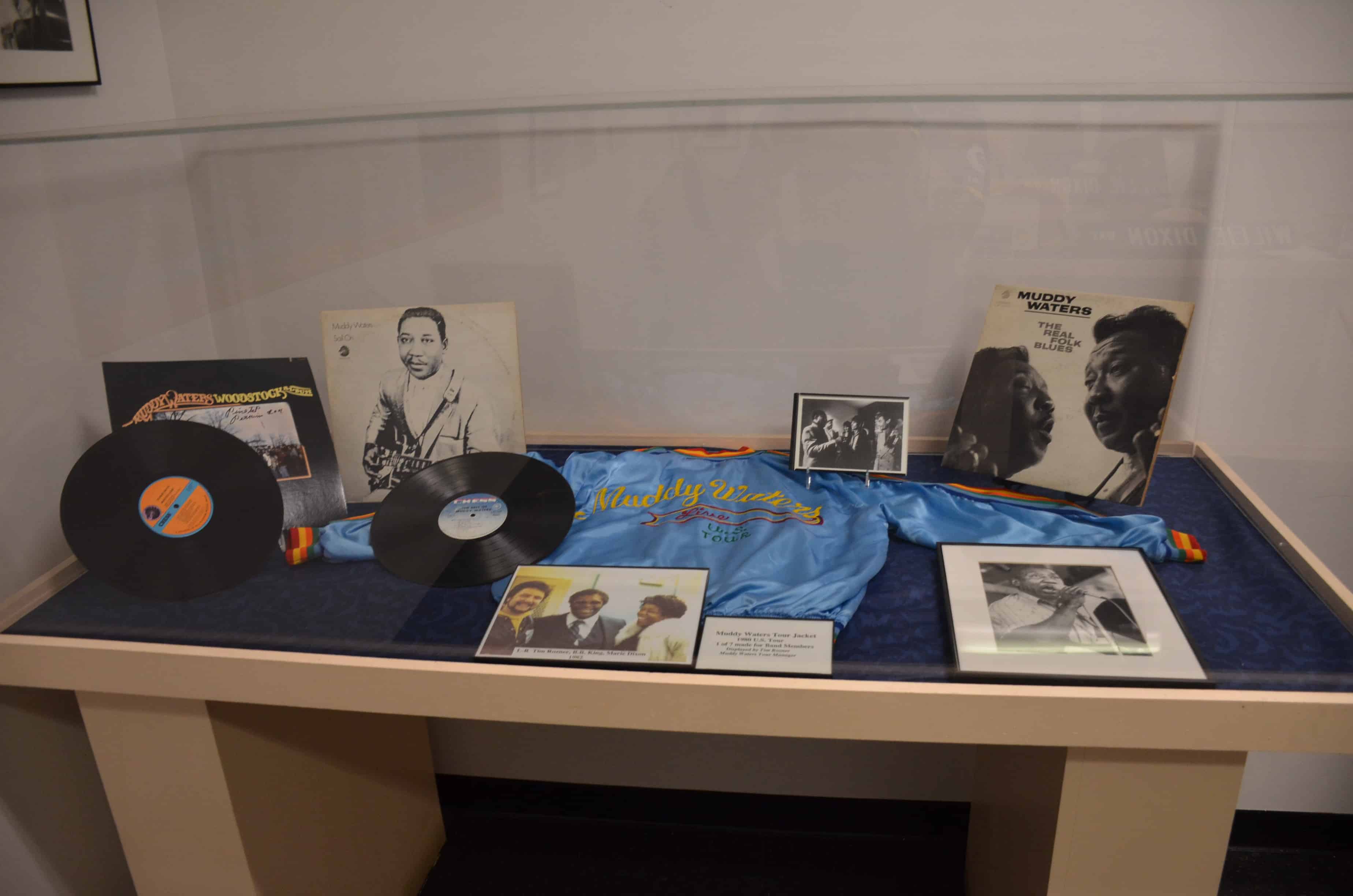 Muddy Waters memorabilia at Chess Records building (Willie Dixon's Blues Heaven) in Chicago, Illinois
