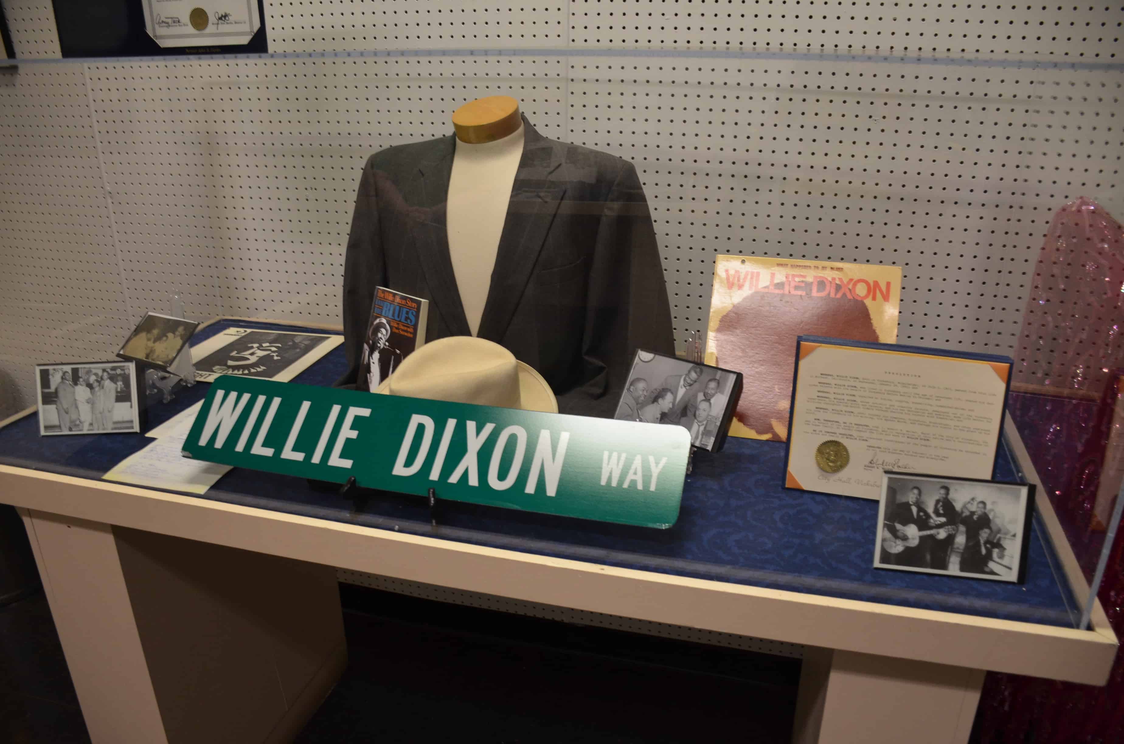 Willie Dixon memorabilia at Chess Records building (Willie Dixon's Blues Heaven) in Chicago, Illinois