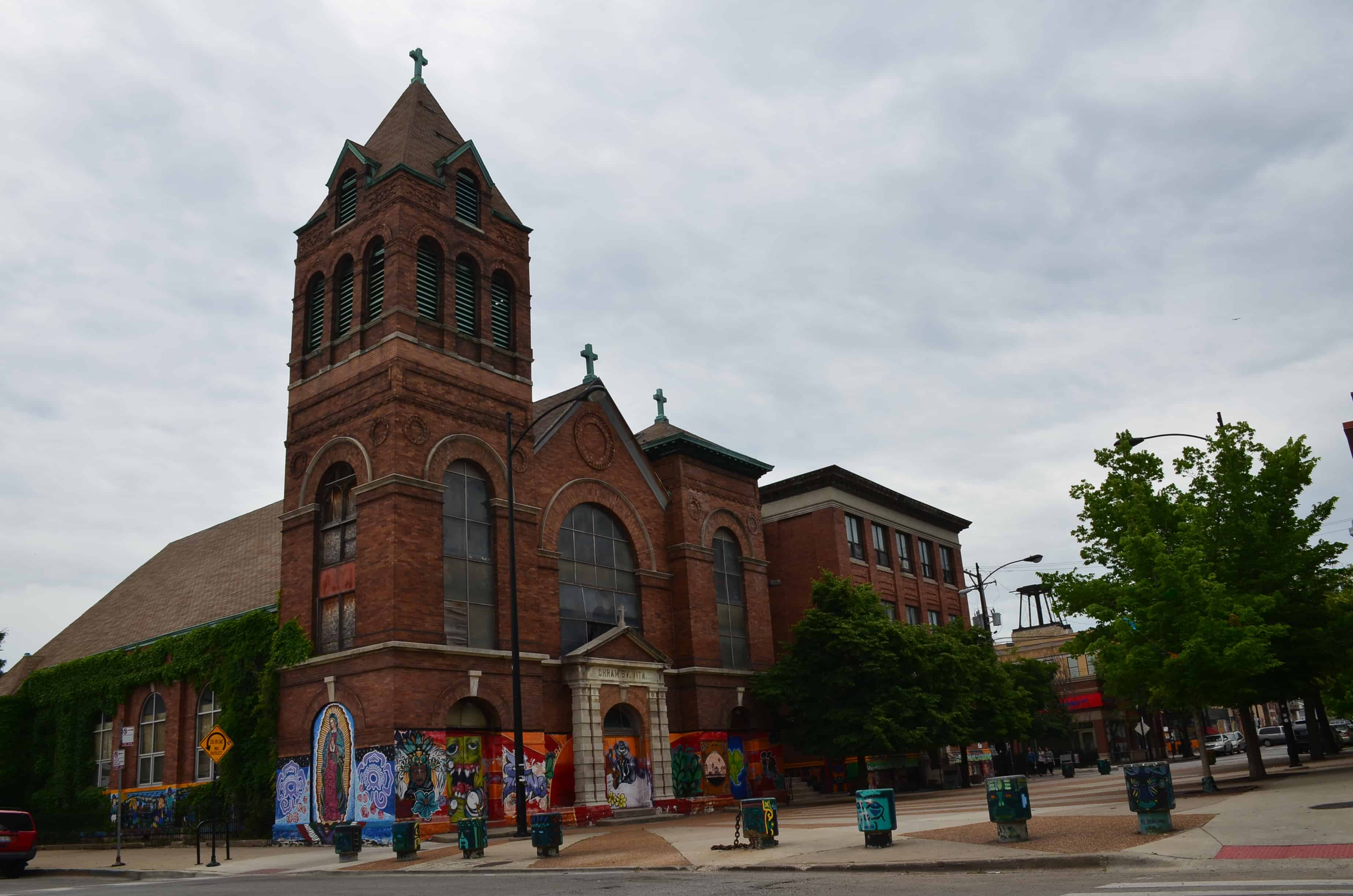 The former Saint Vitus Catholic Church in Pilsen, Chicago, Illinois