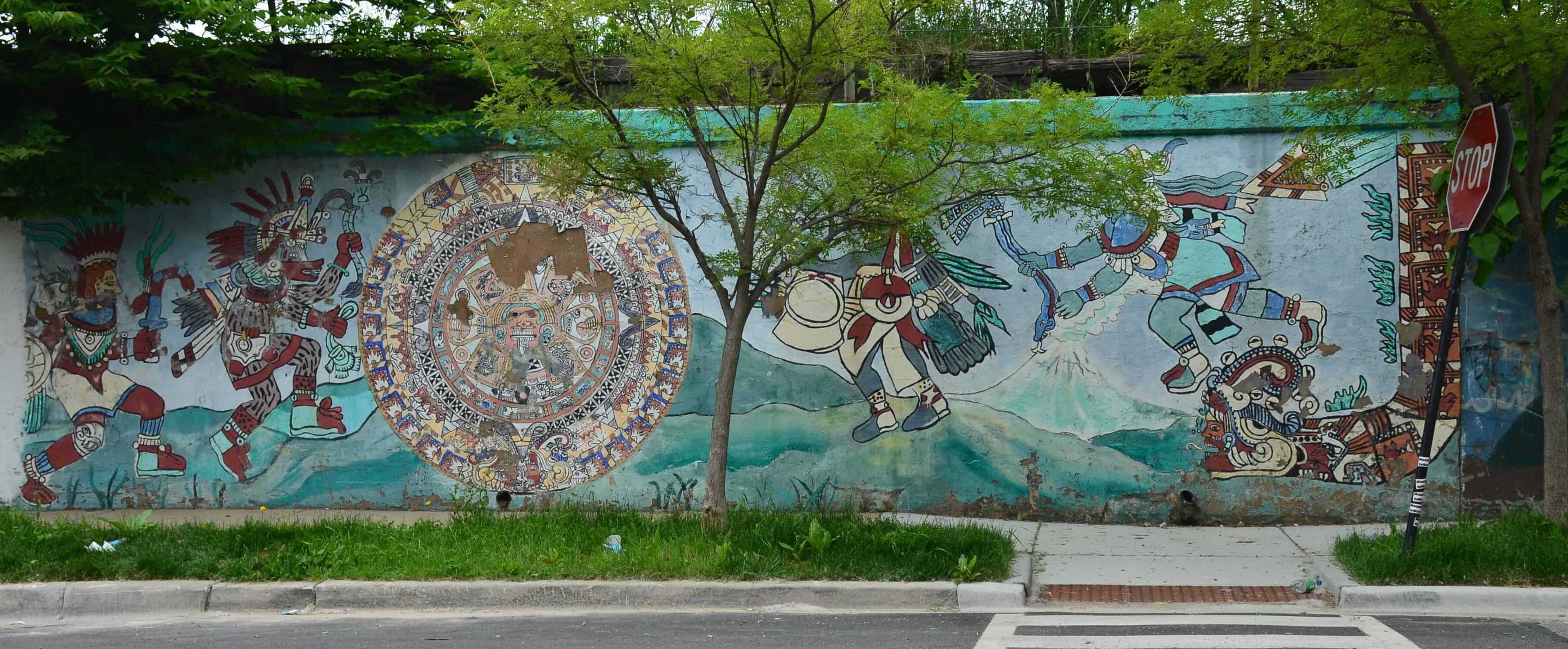 Mural between Allport and Blue Island