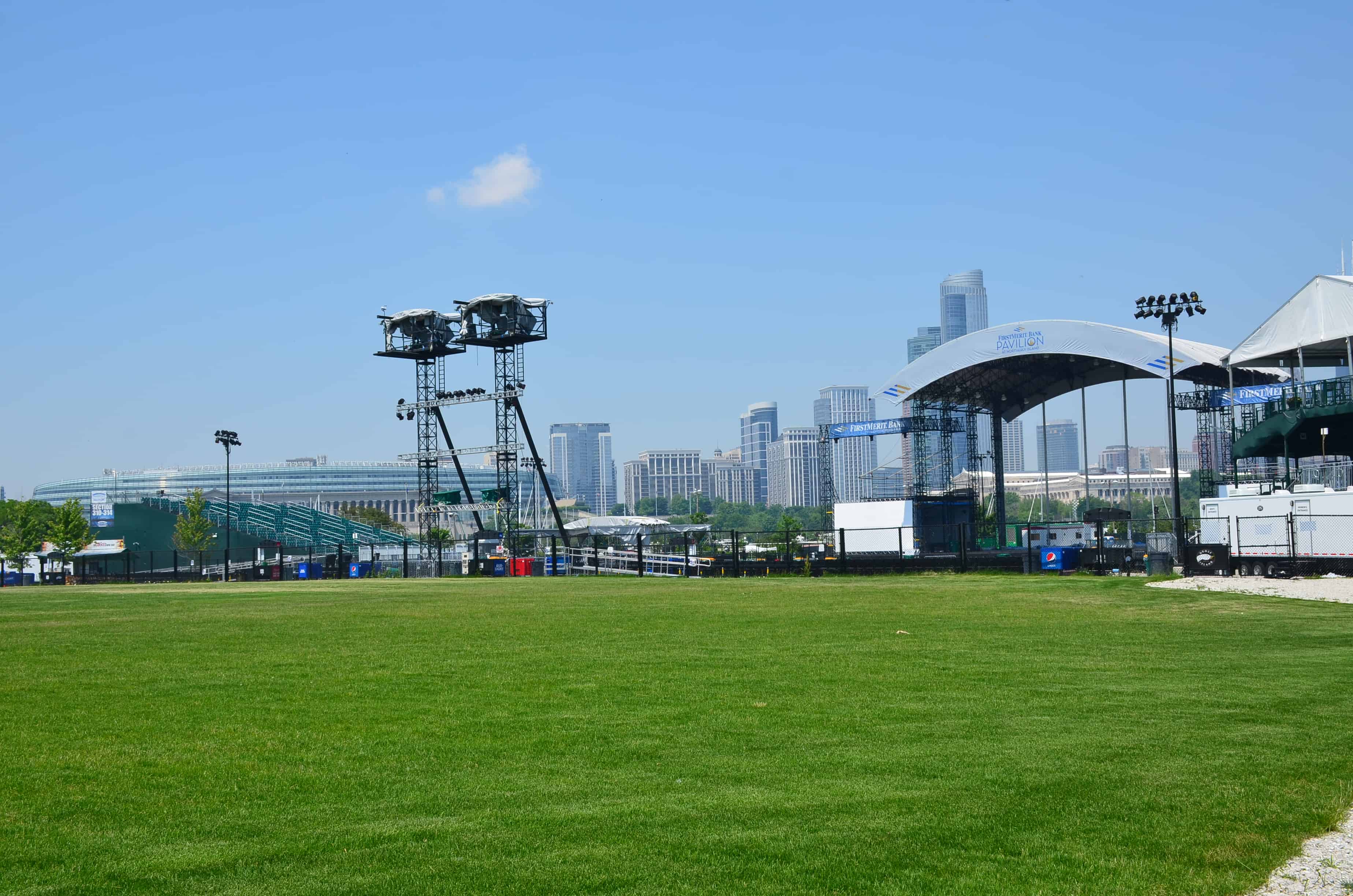First Merit Bank Pavilion at Northerly Island in Chicago, Illinois