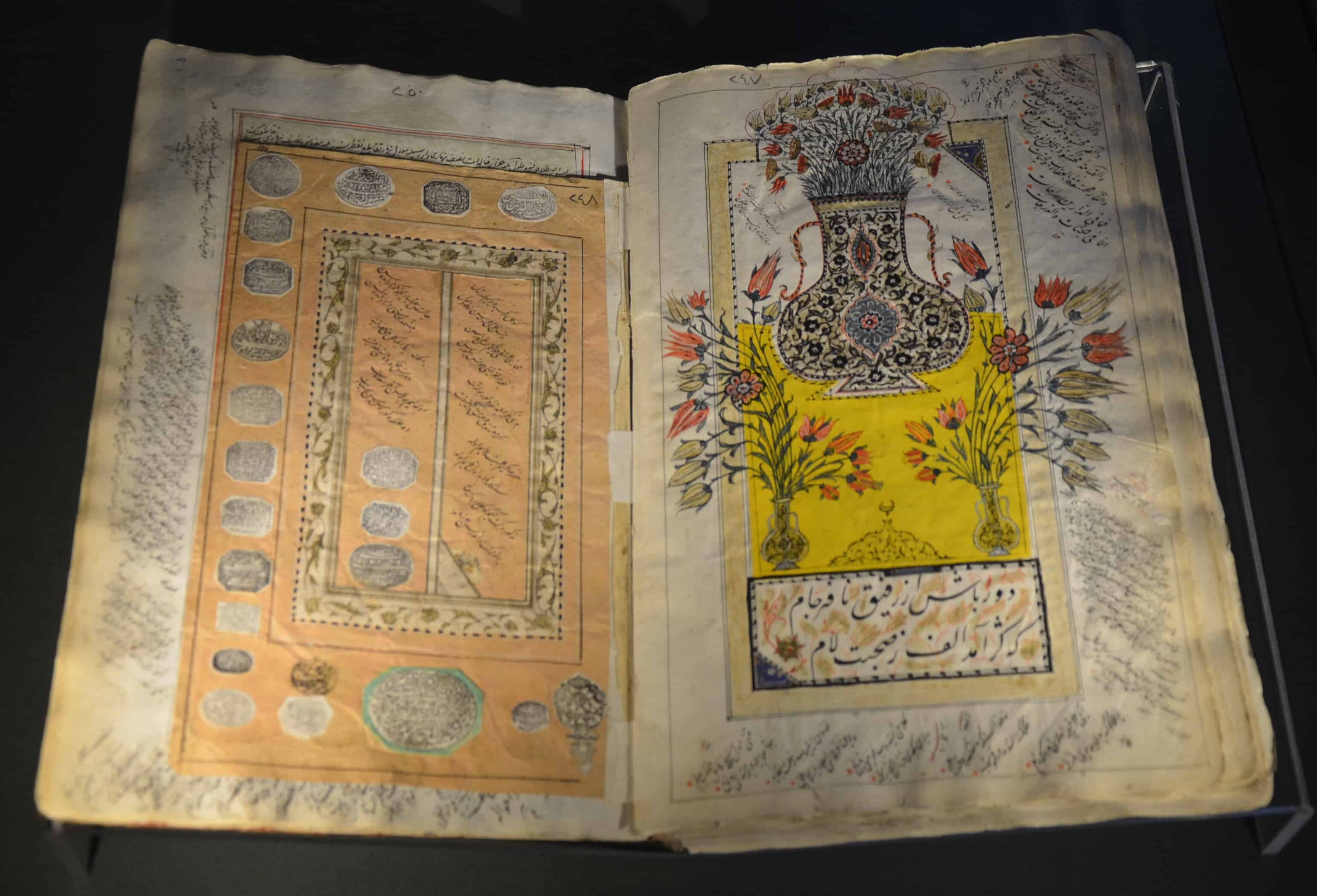 Book at the Mevlana Museum in Konya, Turkey