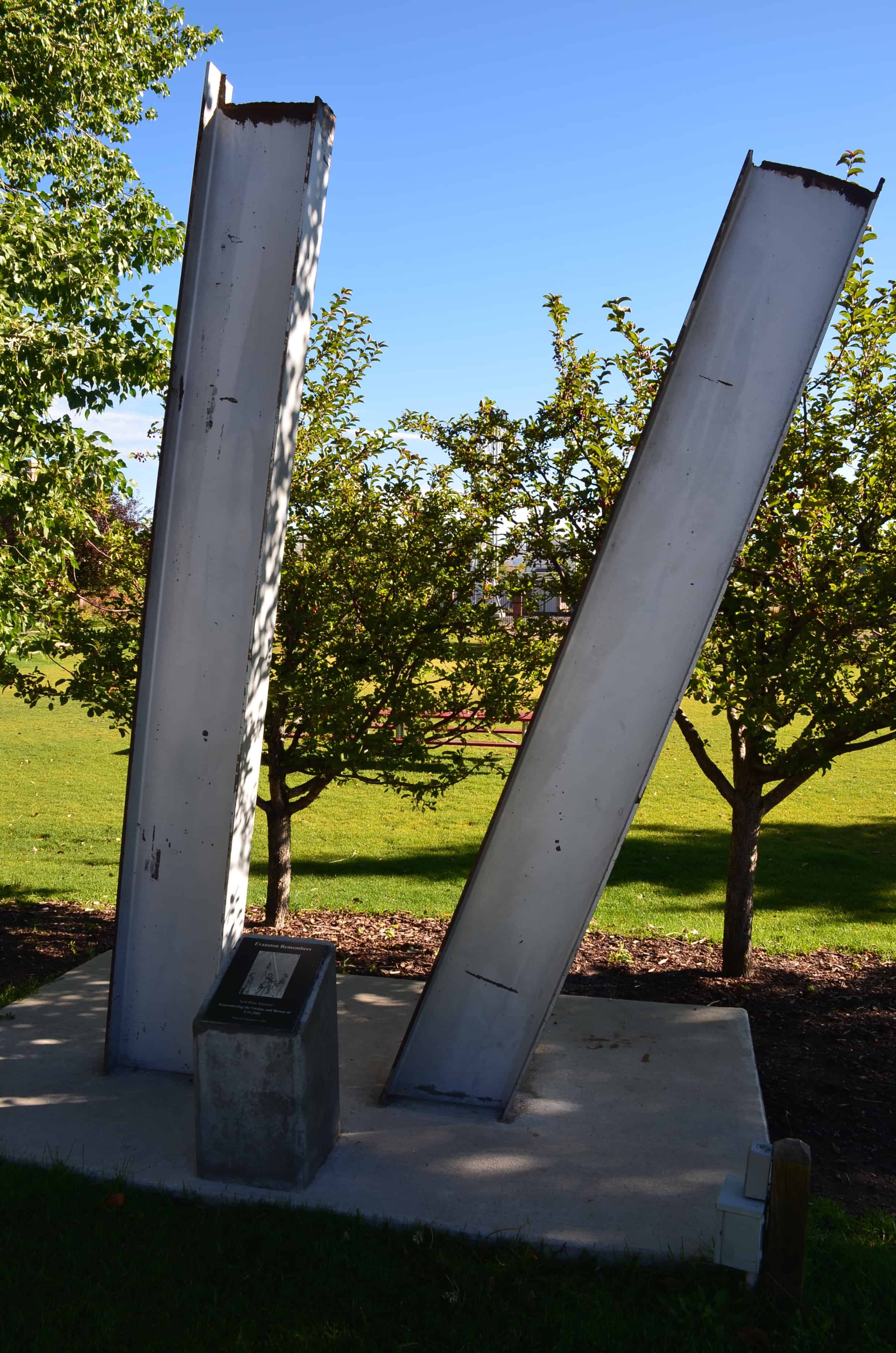 9/11 memorial in Evanston, Wyoming