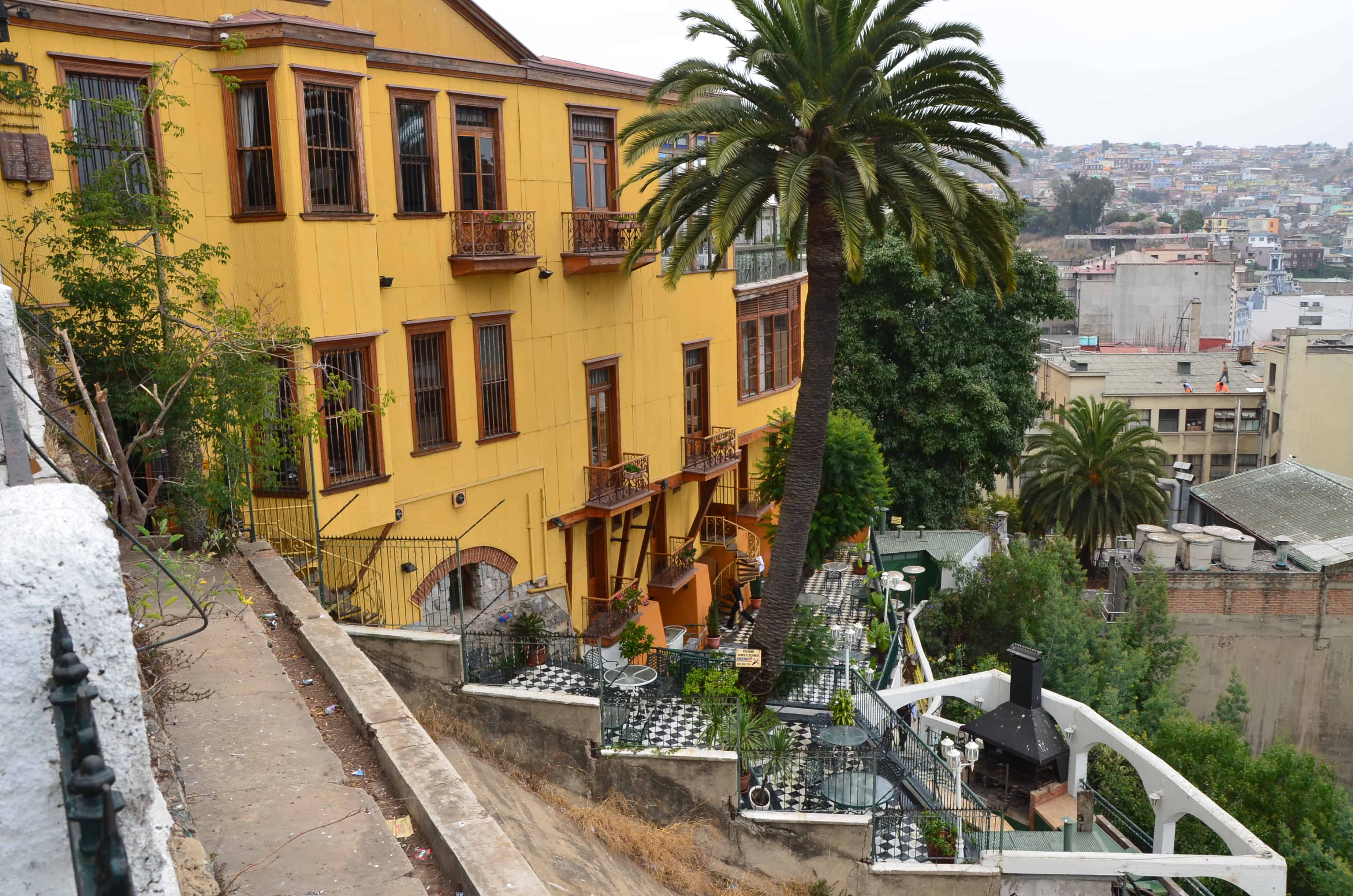Paseo Gervasoni in Valparaíso, Chile