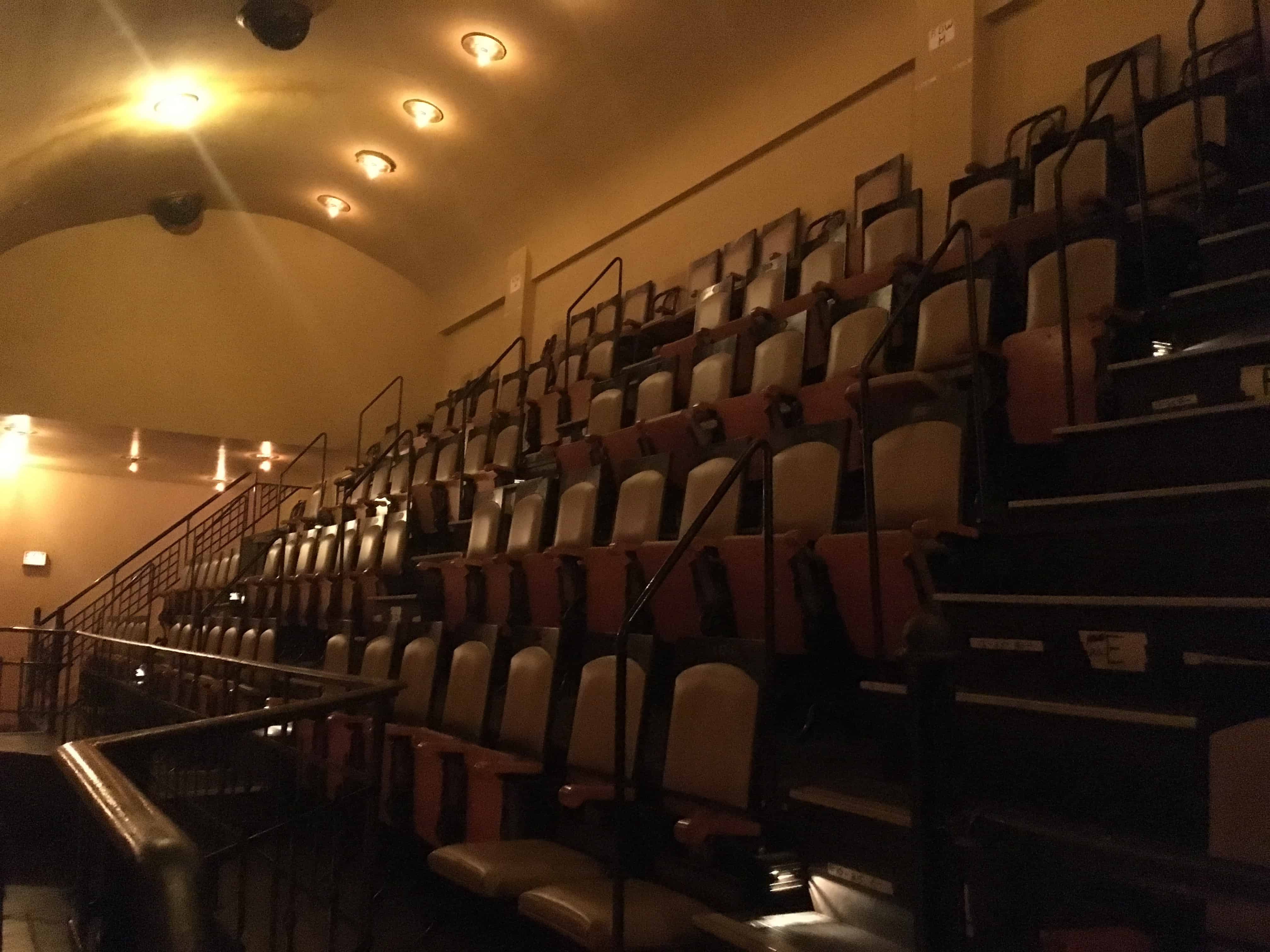 Original seats in the Auditorium Theatre in Chicago, Illinois