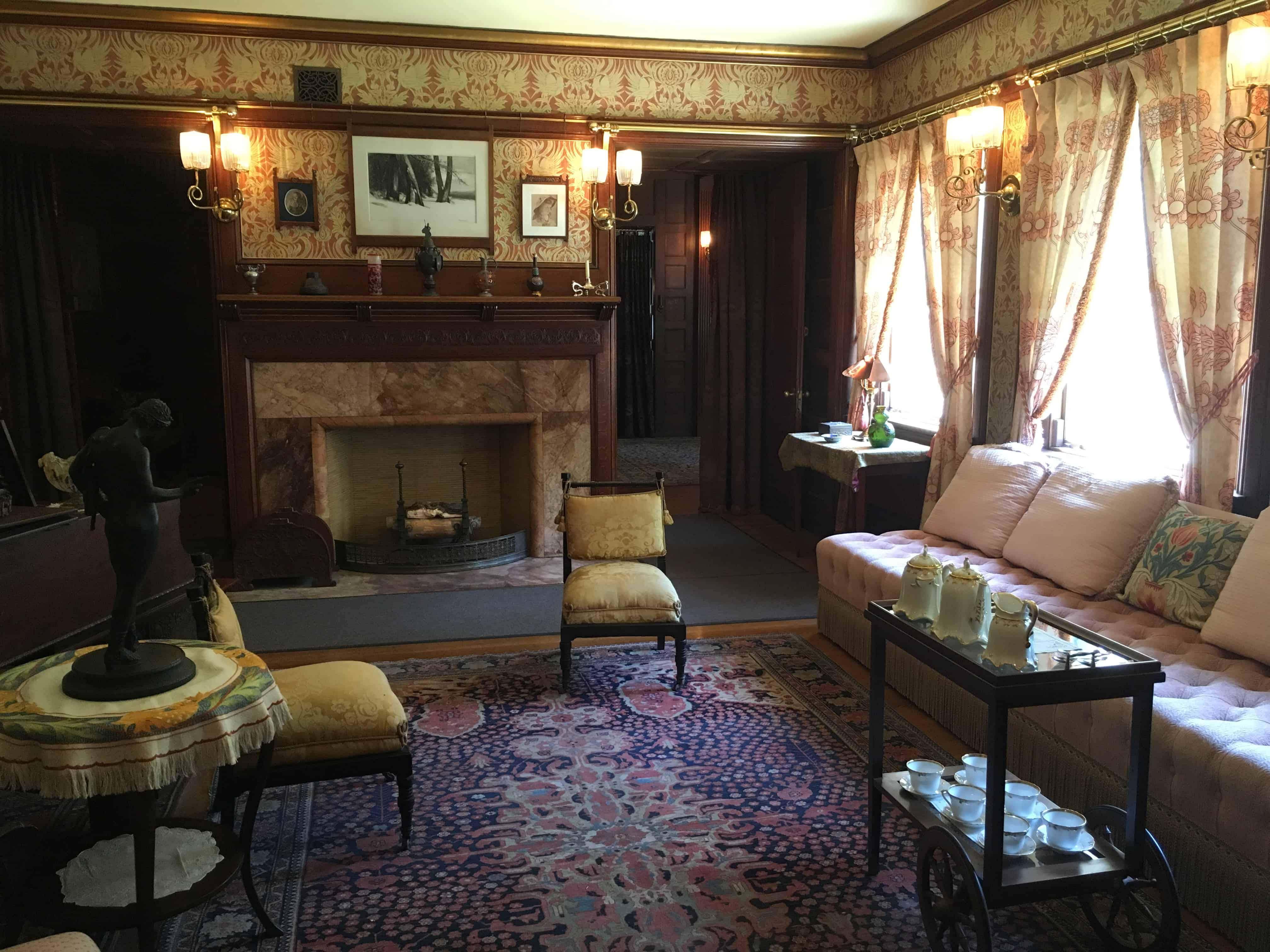 Parlor at the John J. Glessner House in Chicago, Illinois