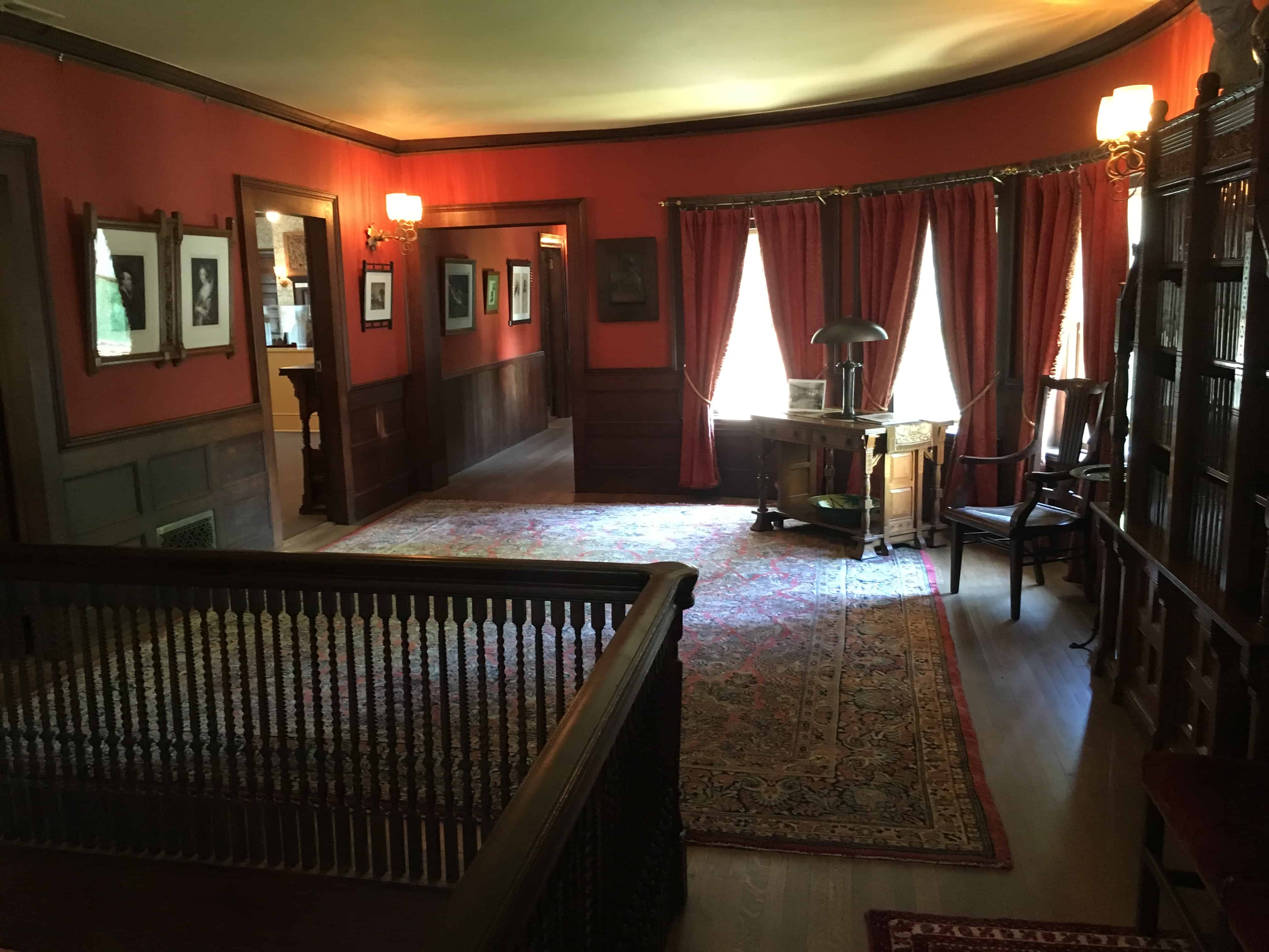 Upstairs hallway at the John J. Glessner House in Chicago, Illinois