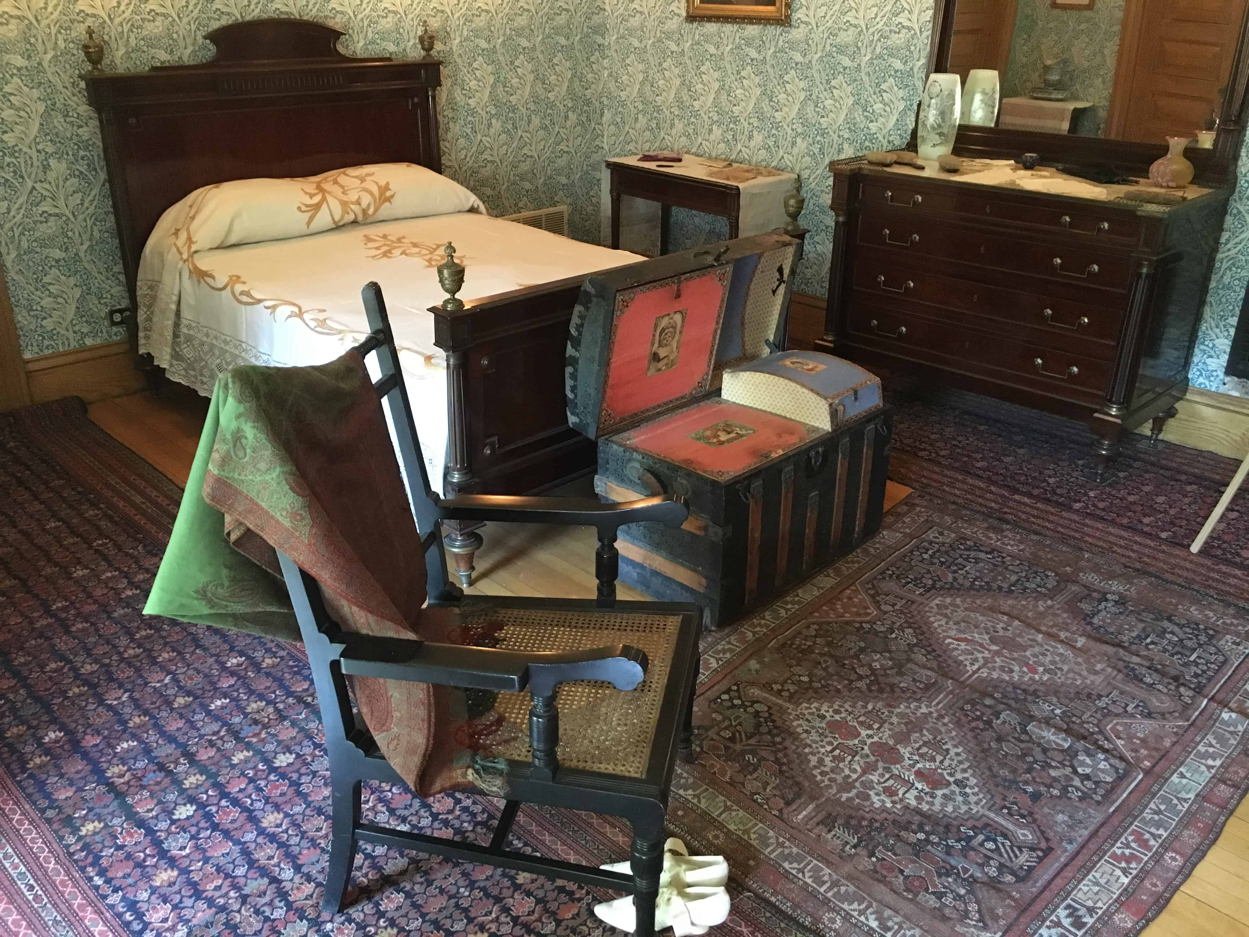 Fanny's room at the John J. Glessner House in Chicago, Illinois